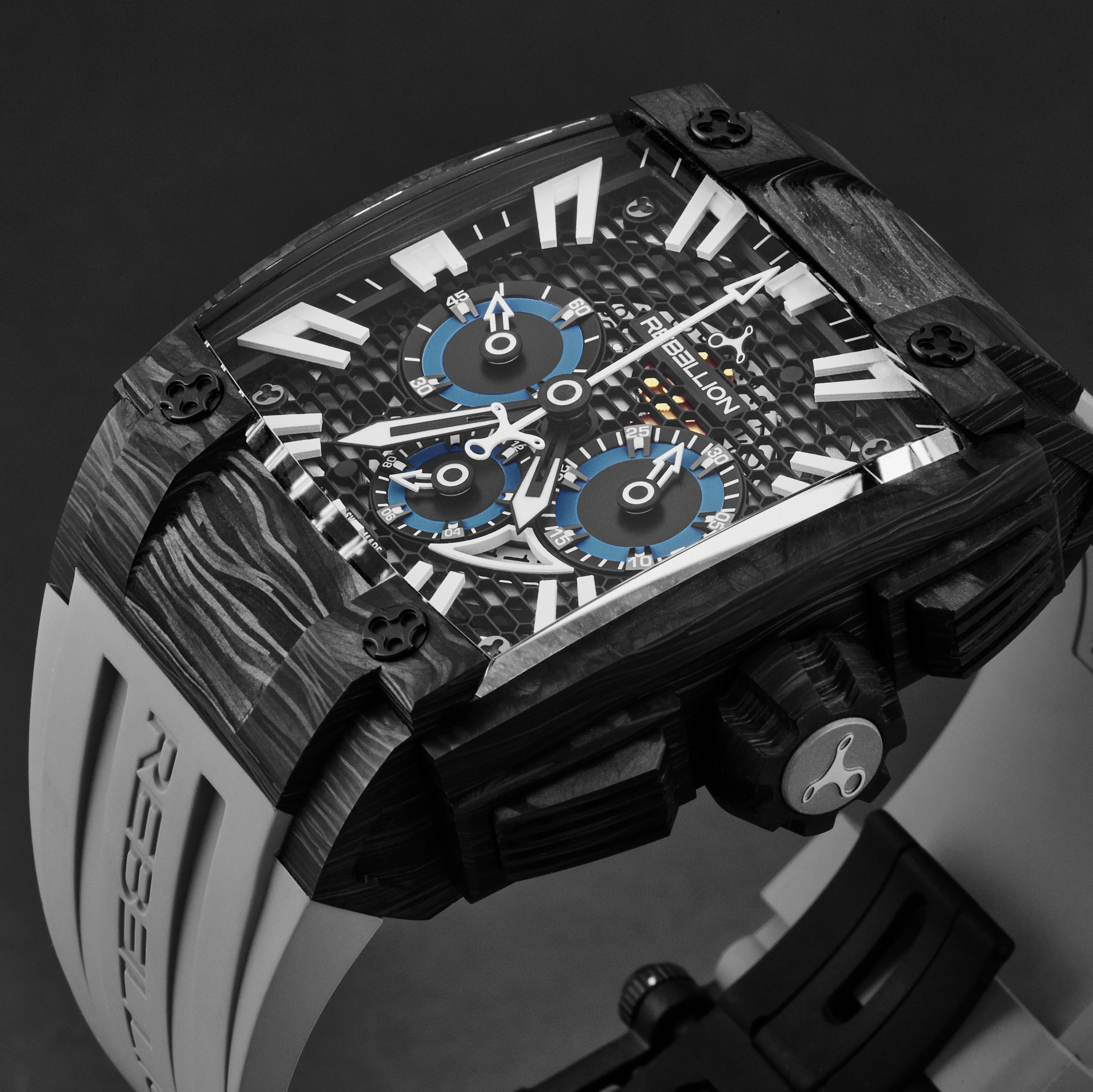 Re1 2.0 RBRE12CH.CA.WH / Black Blue | Black Blue Dial - Image 2
