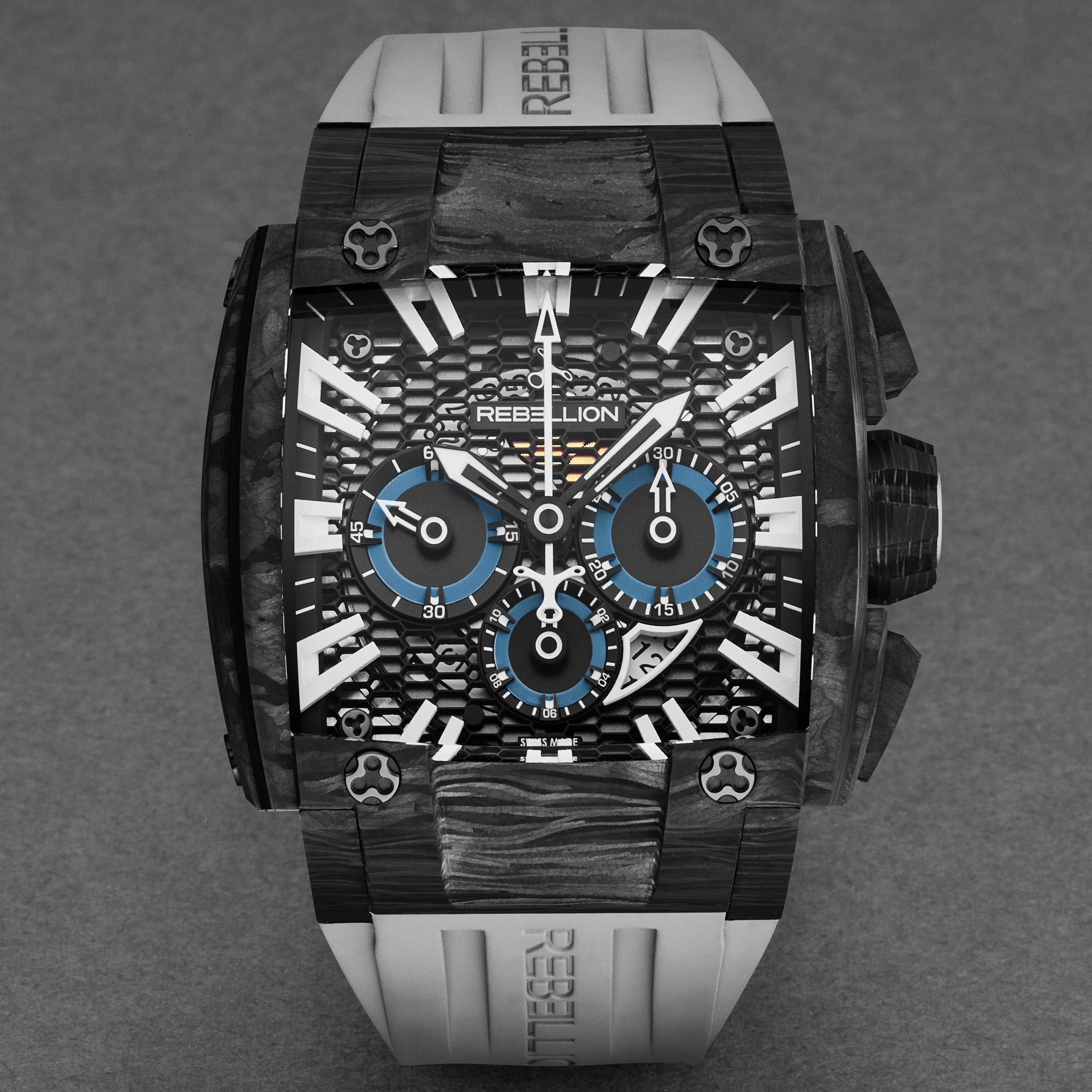 Re1 2.0 RBRE12CH.CA.WH / Black Blue | Black Blue Dial - Image 4