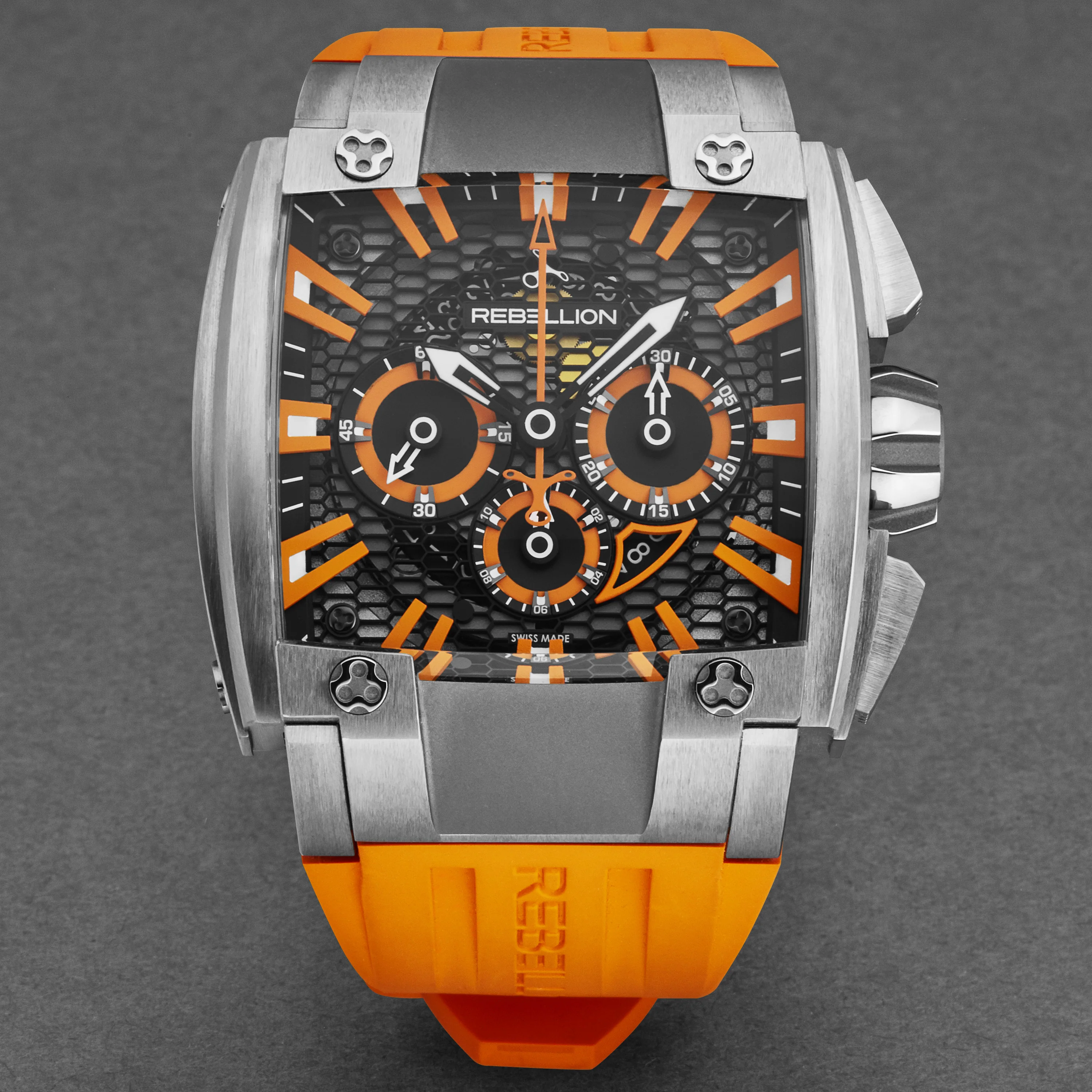 Re1 2.0 RBRE12CH.TI.OR / Black Orange | Black Orange Dial - Image 3