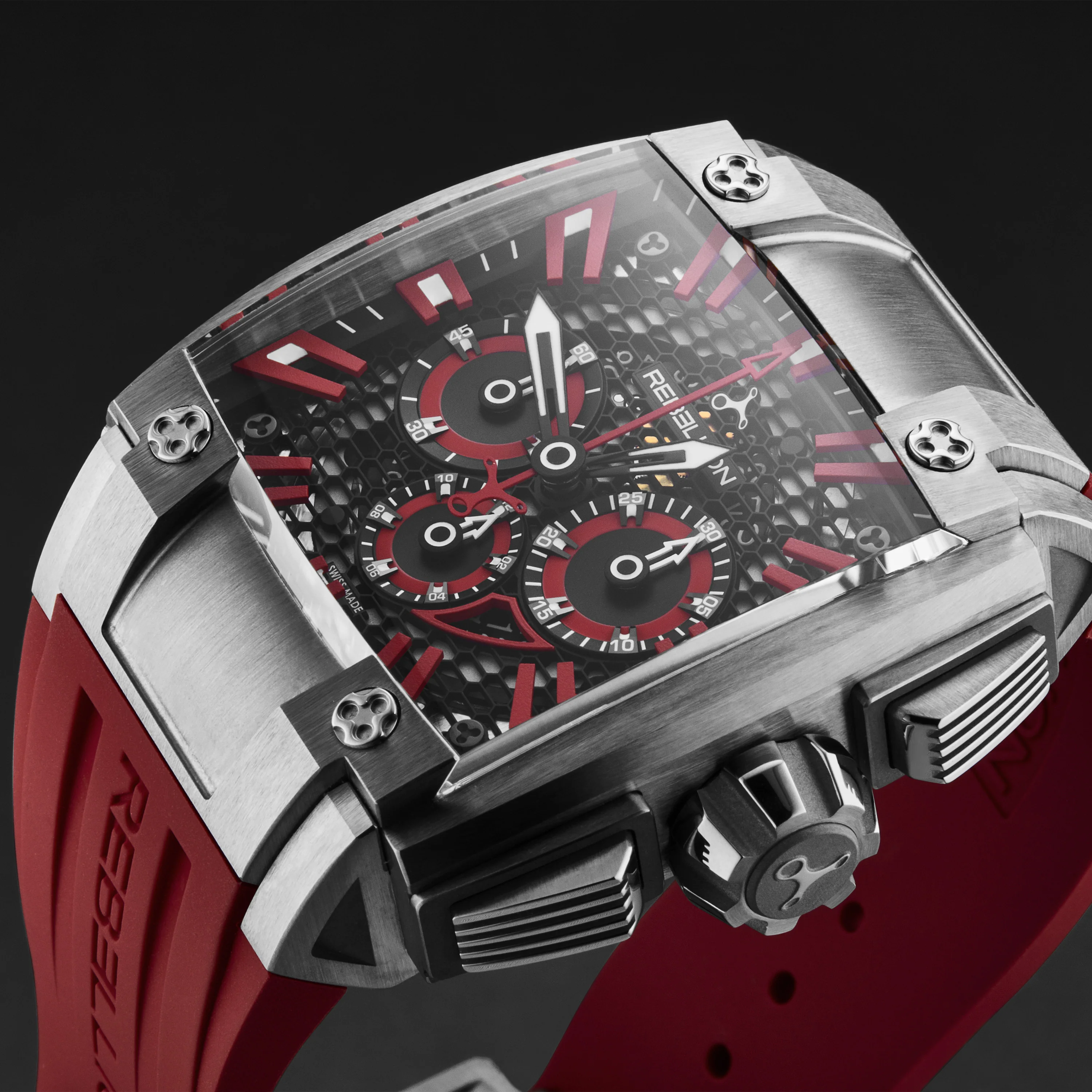 Re1 2.0 RBRE12CH.TI.RD / Black Red | Black Red Dial - Image 4