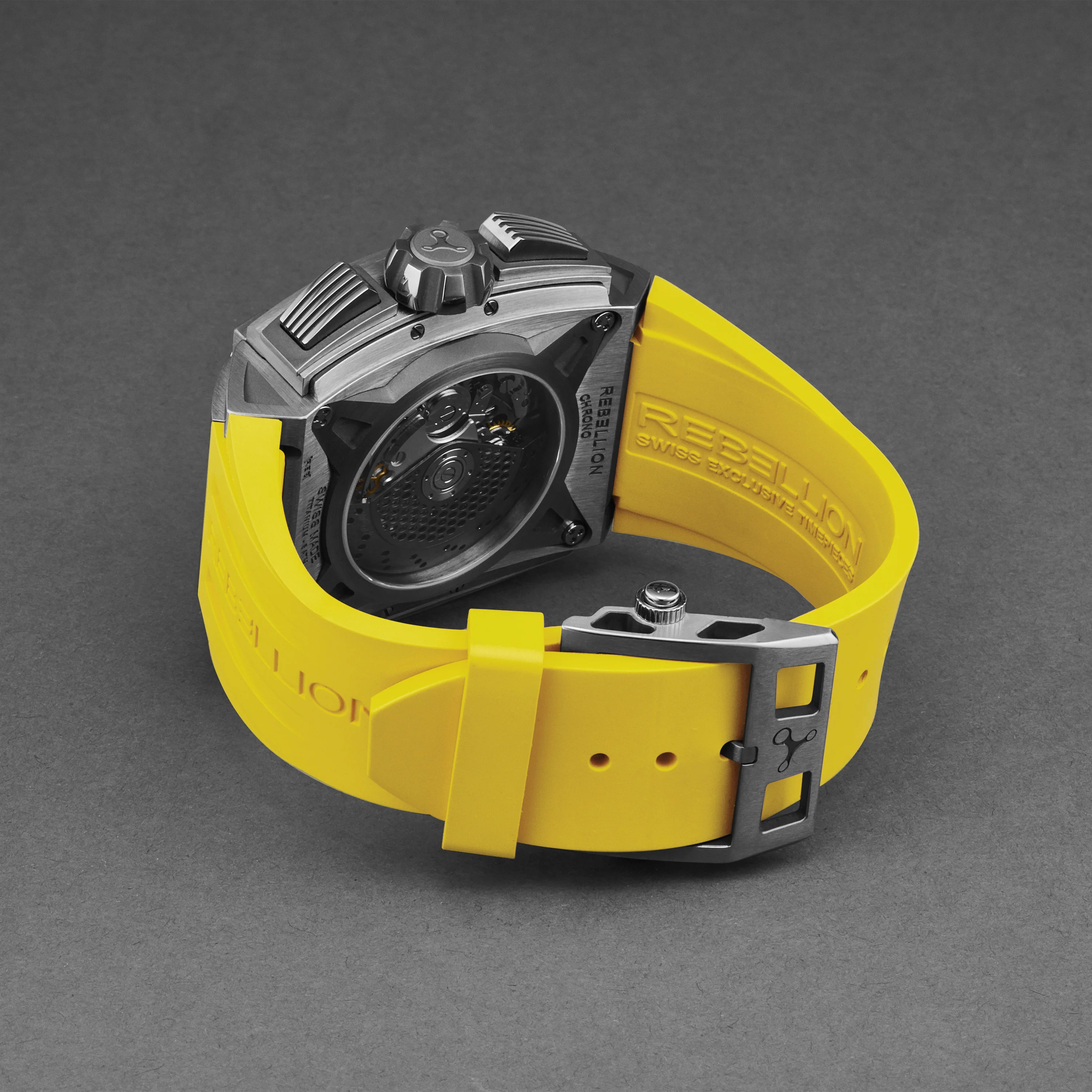 Re1 2.0 RBRE12CH.TI.YW / Black Yellow | Black Yellow Dial - Image 2