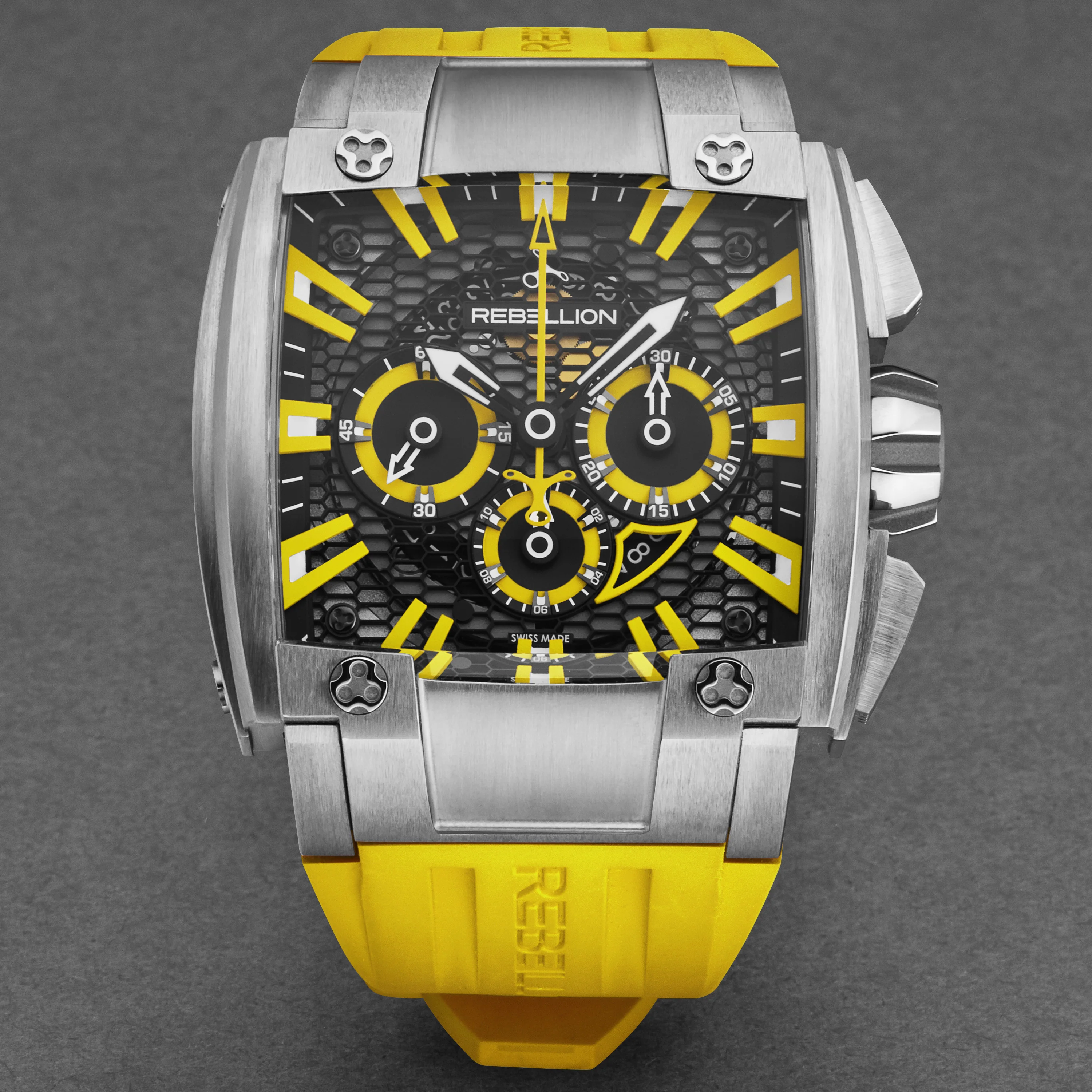 Re1 2.0 RBRE12CH.TI.YW / Black Yellow | Black Yellow Dial - Image 3