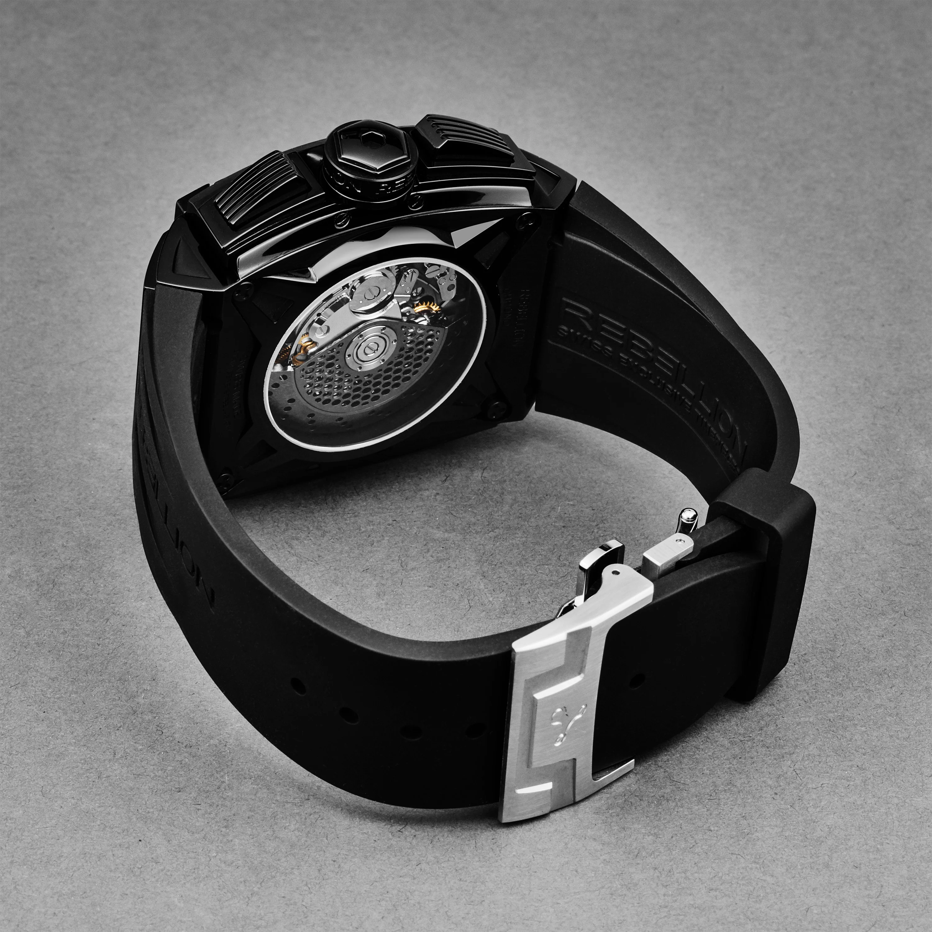 Re1 RBRE1CH.SB.WH / Silver black | Silver black Dial - Image 3