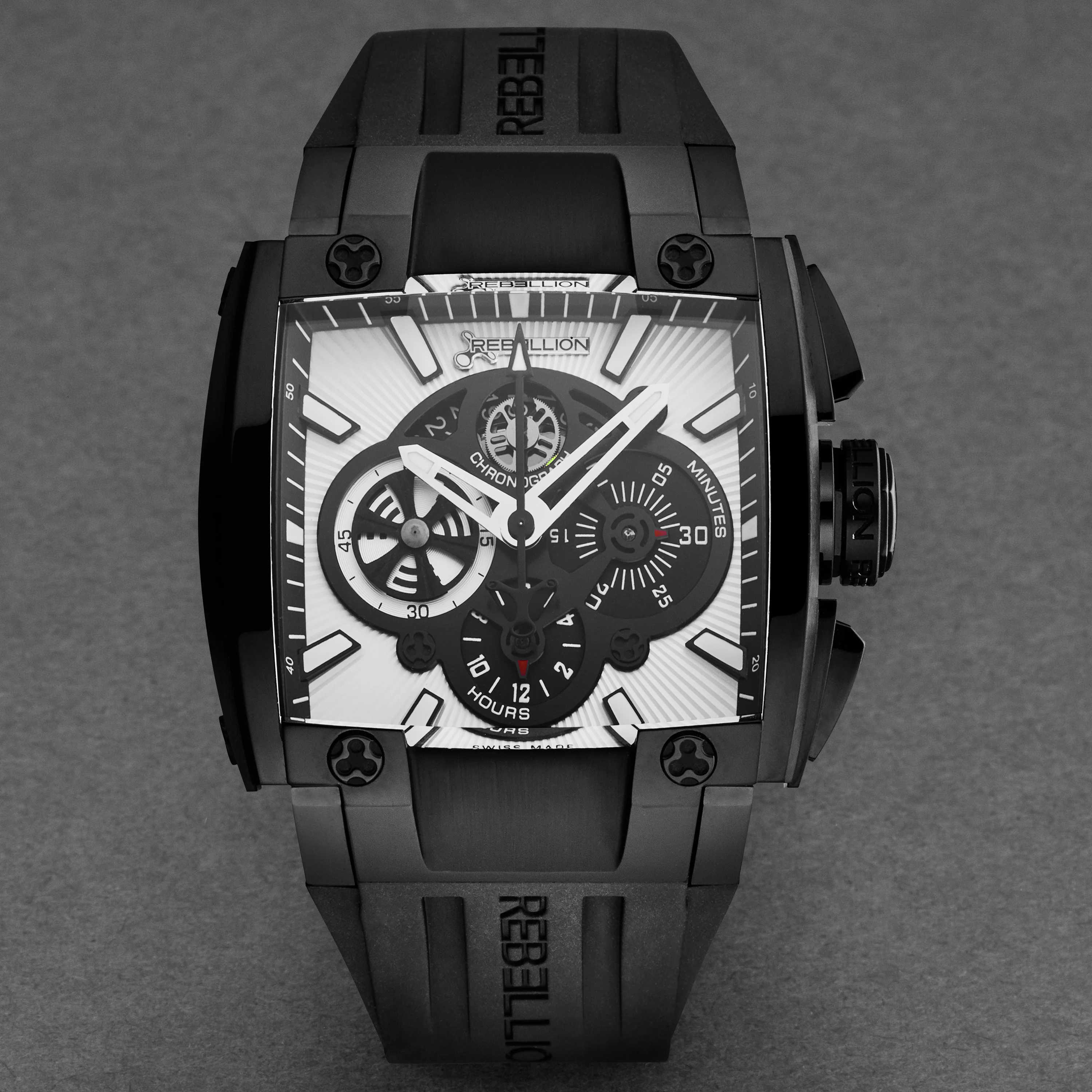 Re1 RBRE1CH.SB.WH / Silver black | Silver black Dial - Image 4