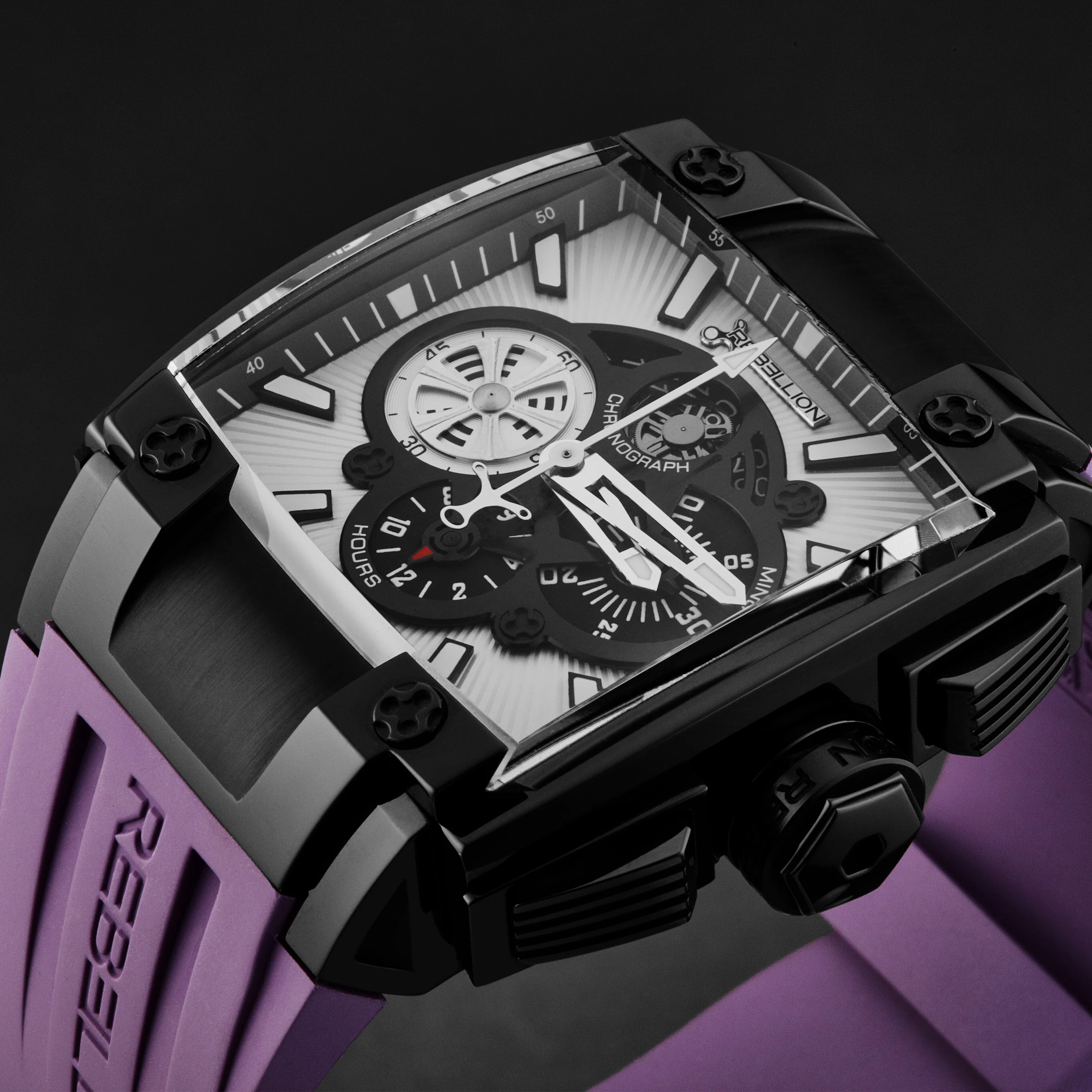 Re1 RBRE1CH.SB.WH1 / Silver black | Silver black Dial - Image 2