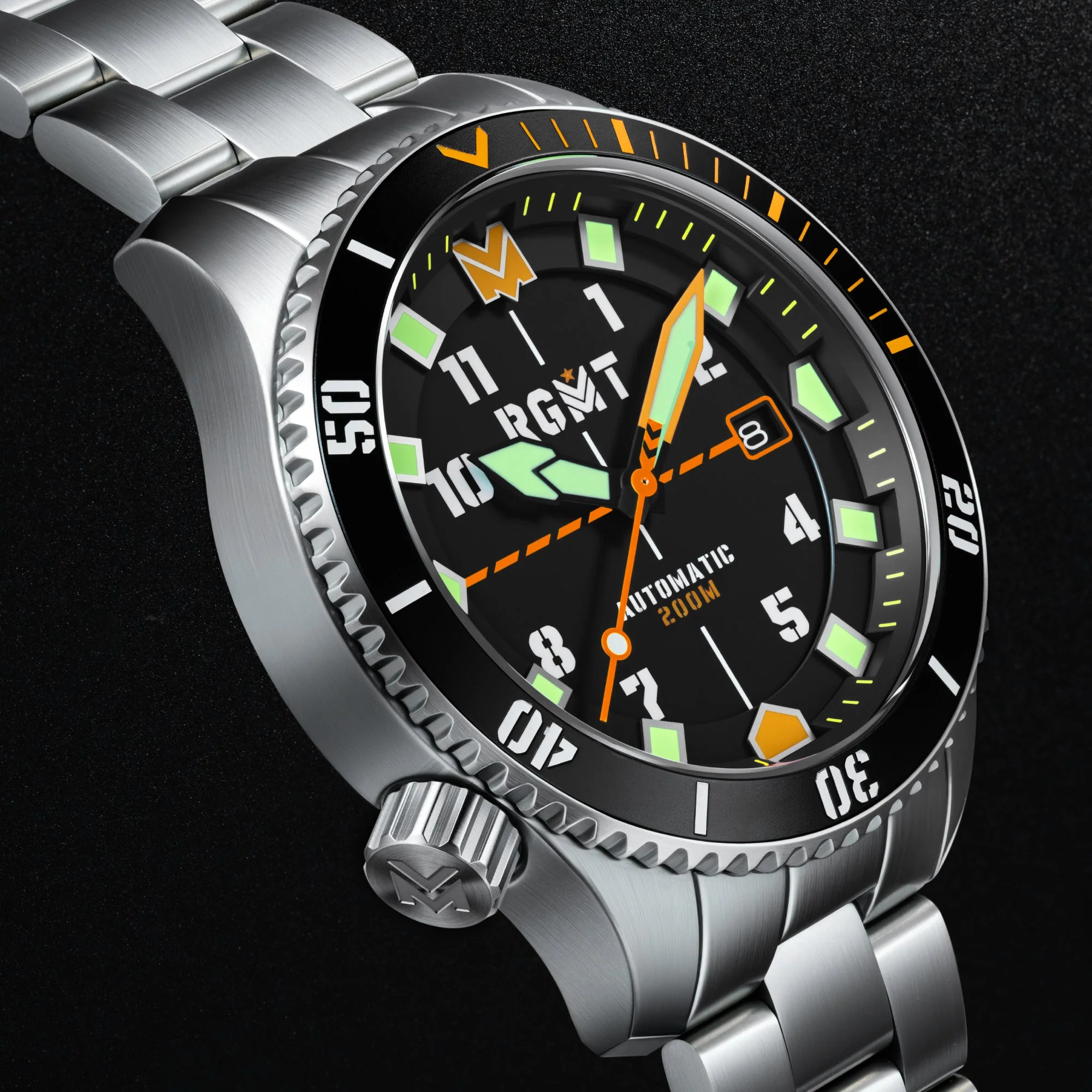 Recon Diver Automatic Black / Stainless Steel | Black Dial - Image 4