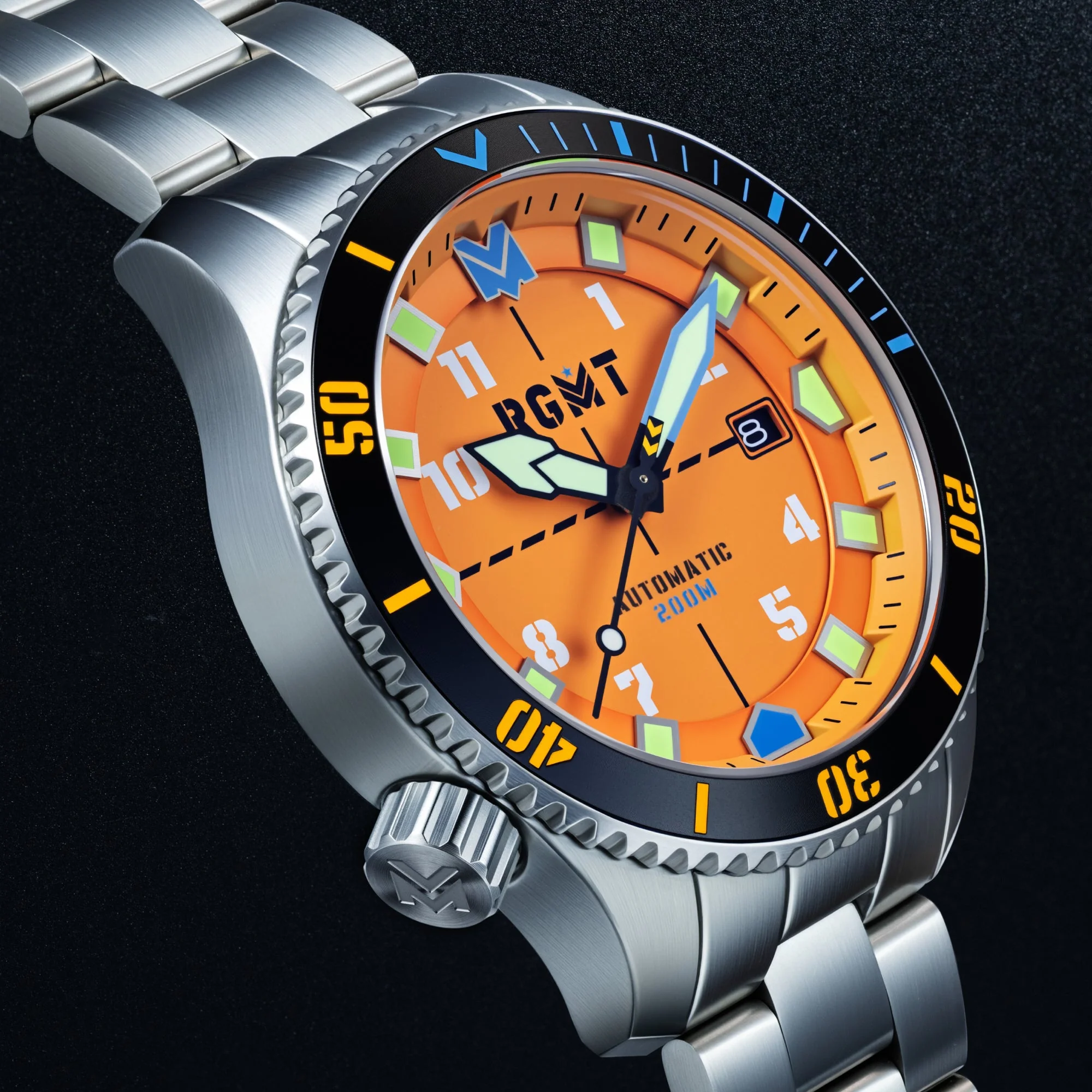 Recon Diver Automatic Orange / Stainless Steel | Orange Dial - Image 4