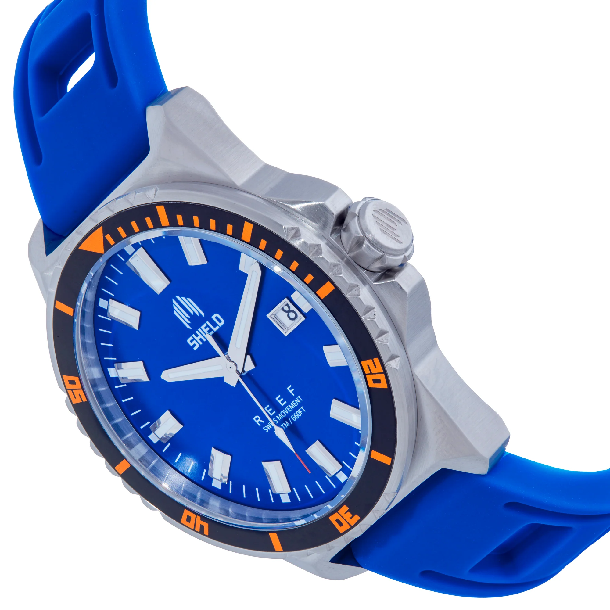 Reef Strap Watch w/Date Blue | Blue Dial - Image 2