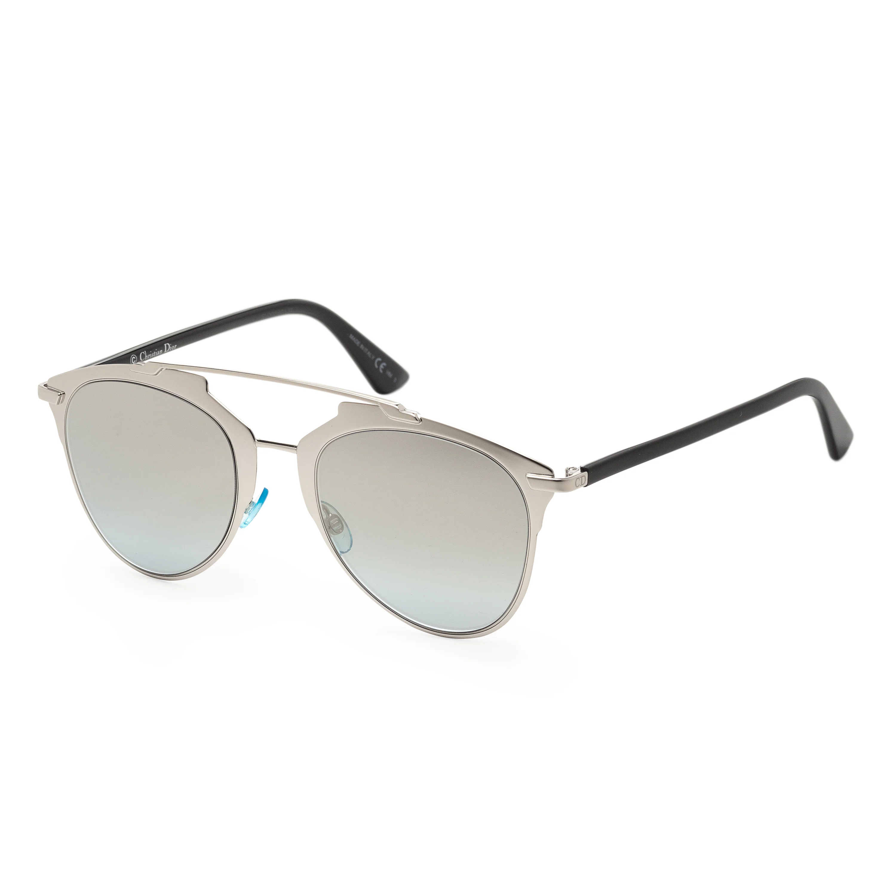 Reflected Light Gold and Black Frame, Azure Lens | Dial