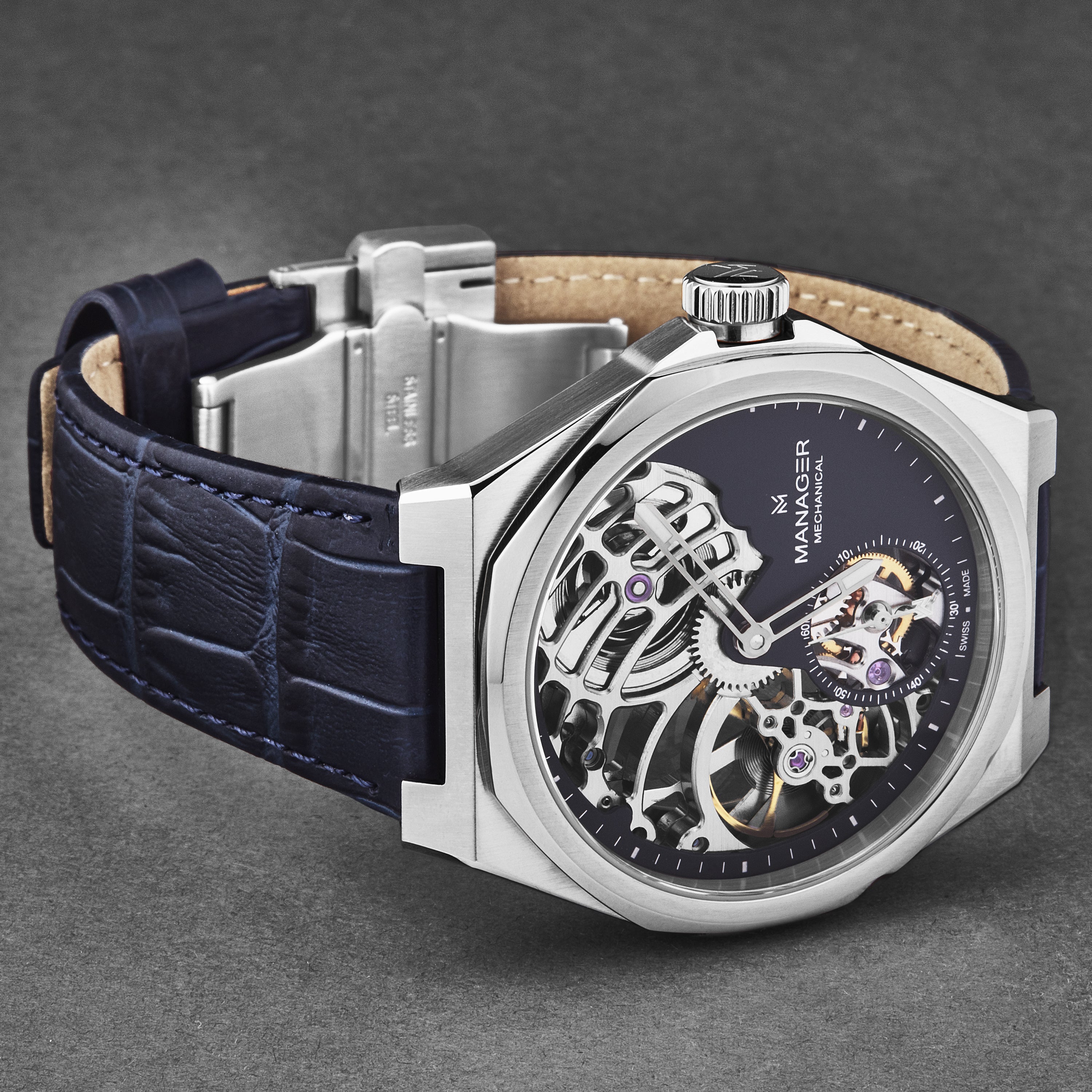 Revolution MAN-RM-03-SL / Blue | Blue Dial - Image 2