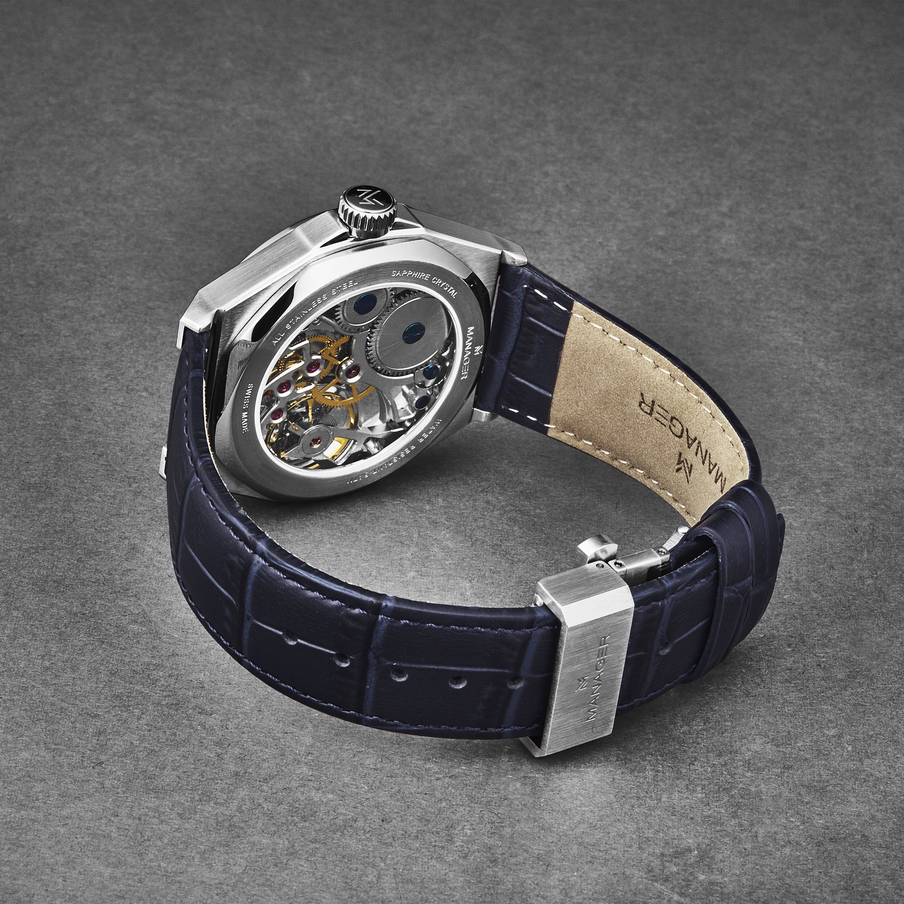 Revolution MAN-RM-03-SL / Blue | Blue Dial - Image 3