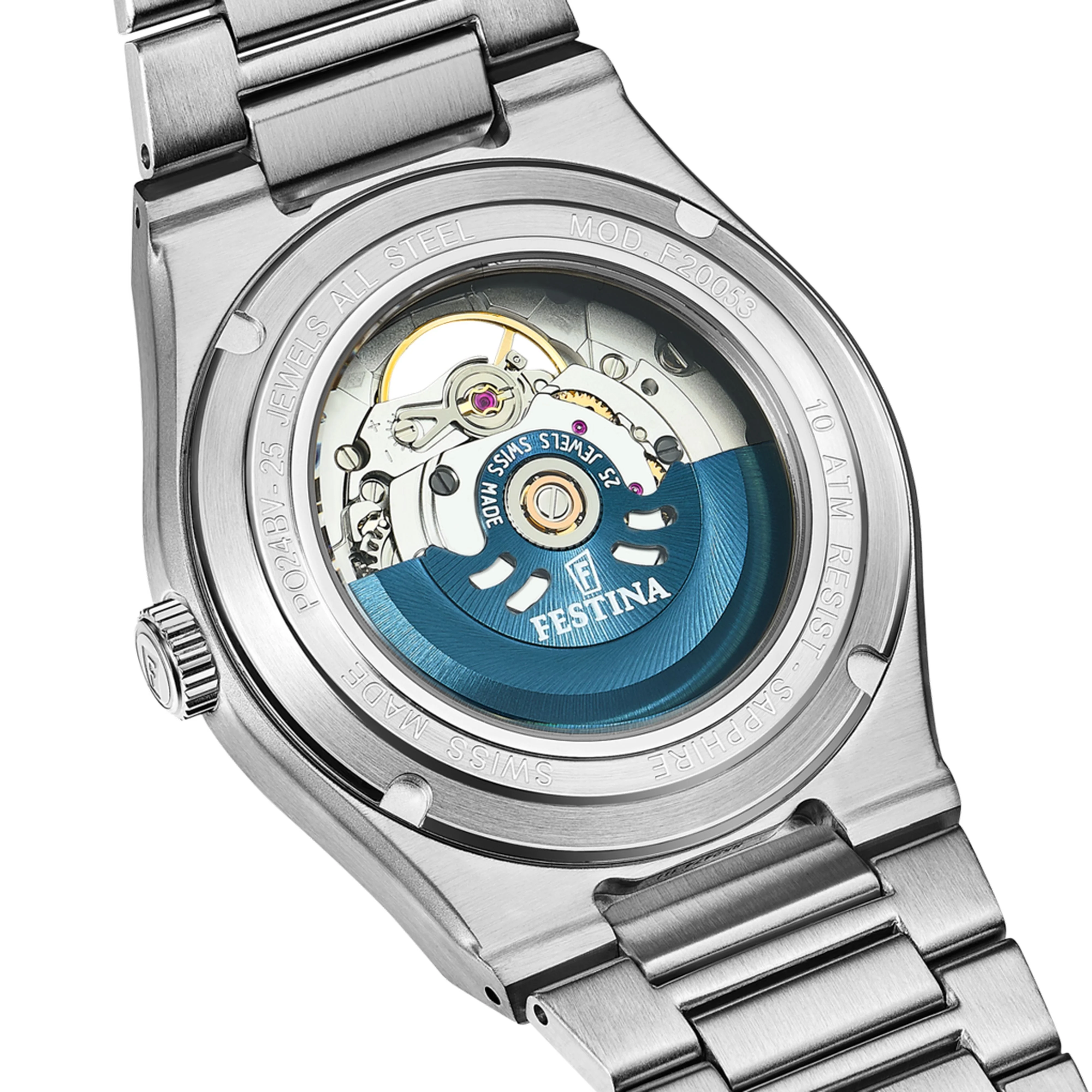 Rive Open Heart Blue / Stainless Steel Blue Dial - Image 2