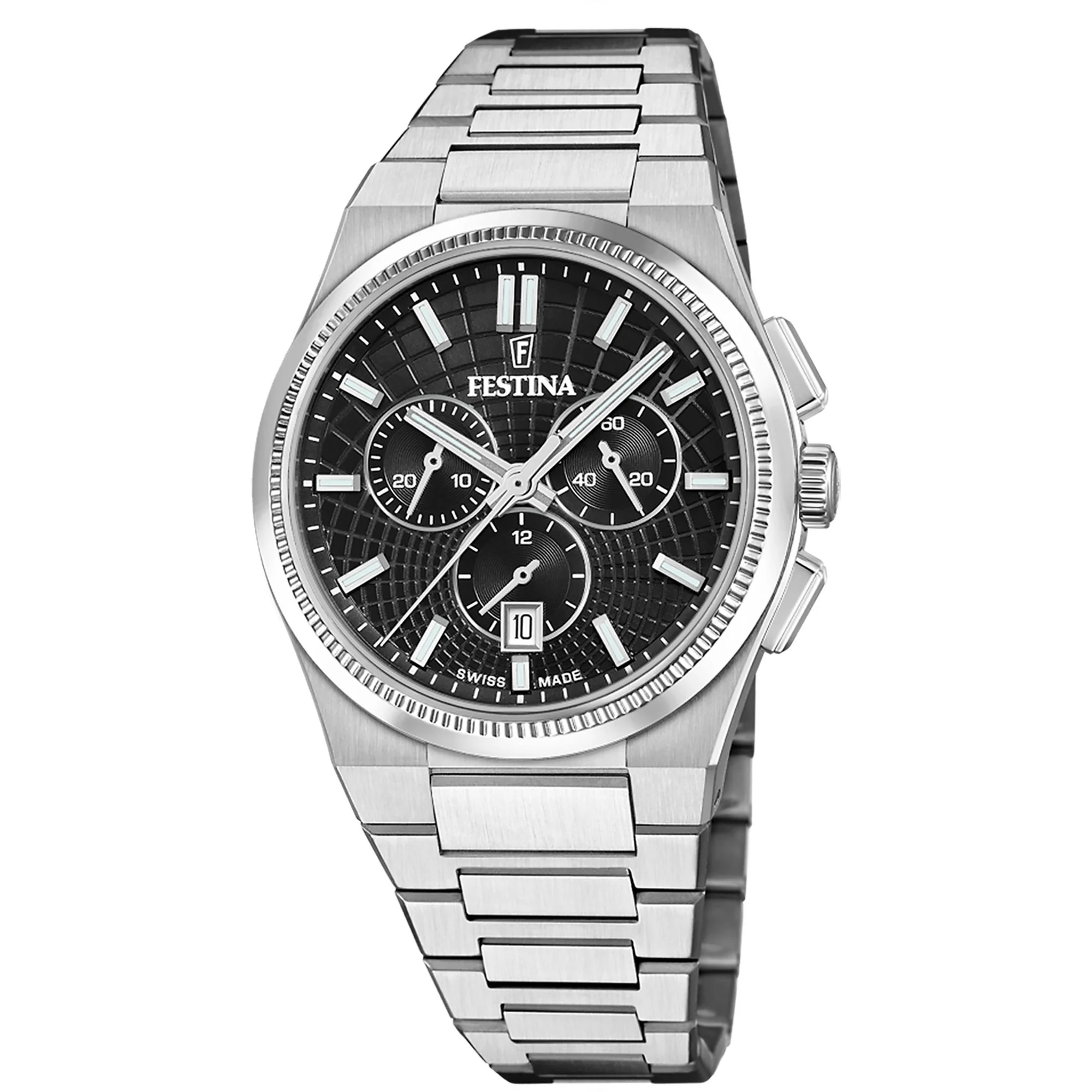 Rive Black / Stainless Steel Black Dial