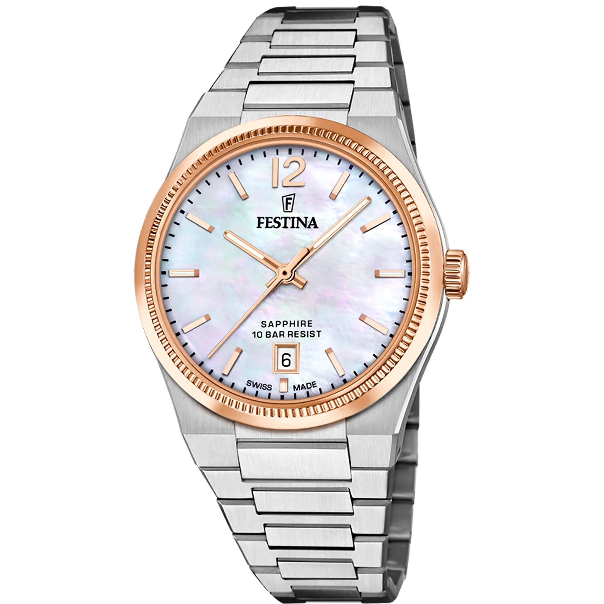 Rive Beige / Stainless Steel Beige Dial