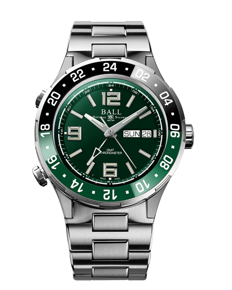 Roadmaster Marine GMT (40mm) Green | Green Dial