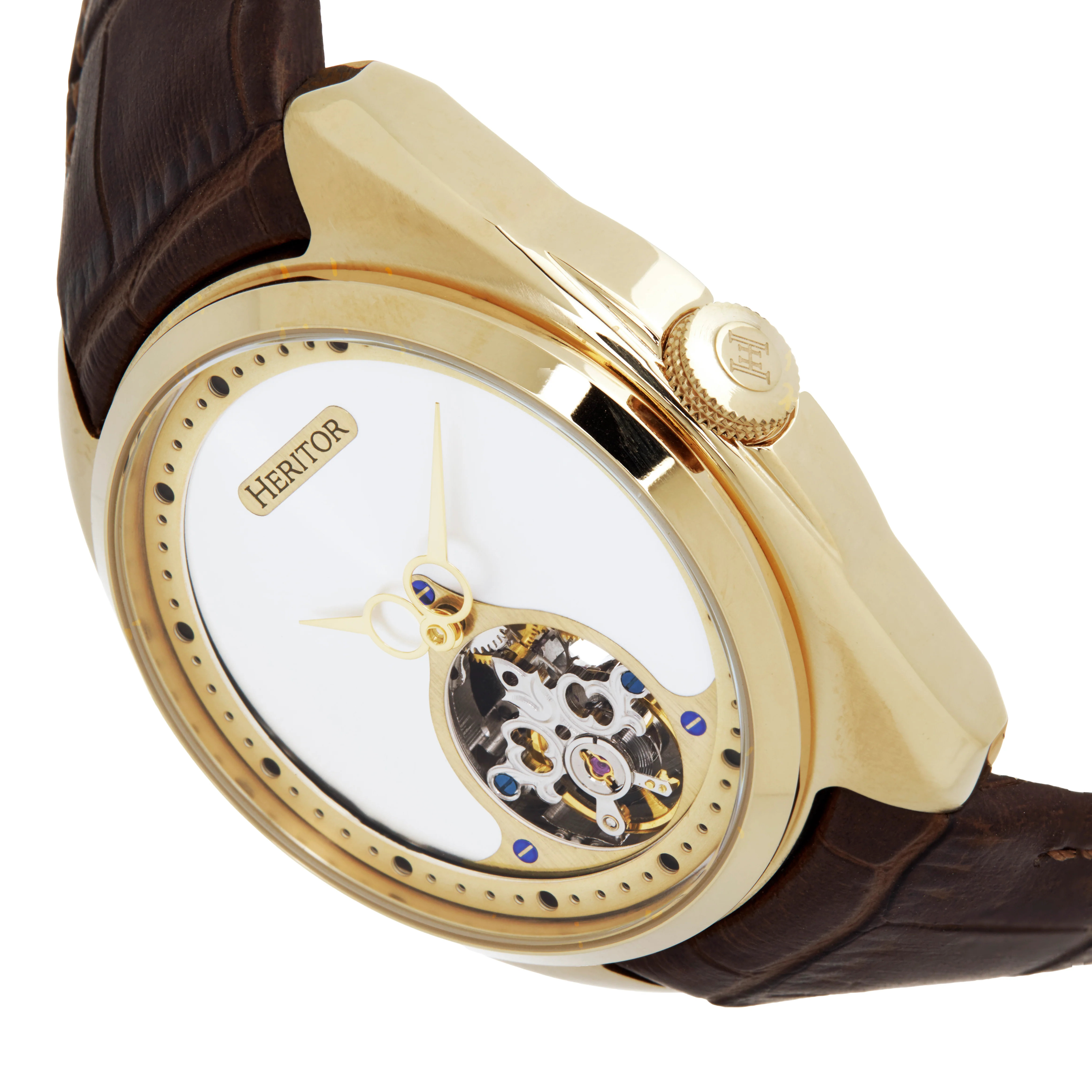 Roman Gold/Brown | Silver Dial - Image 4