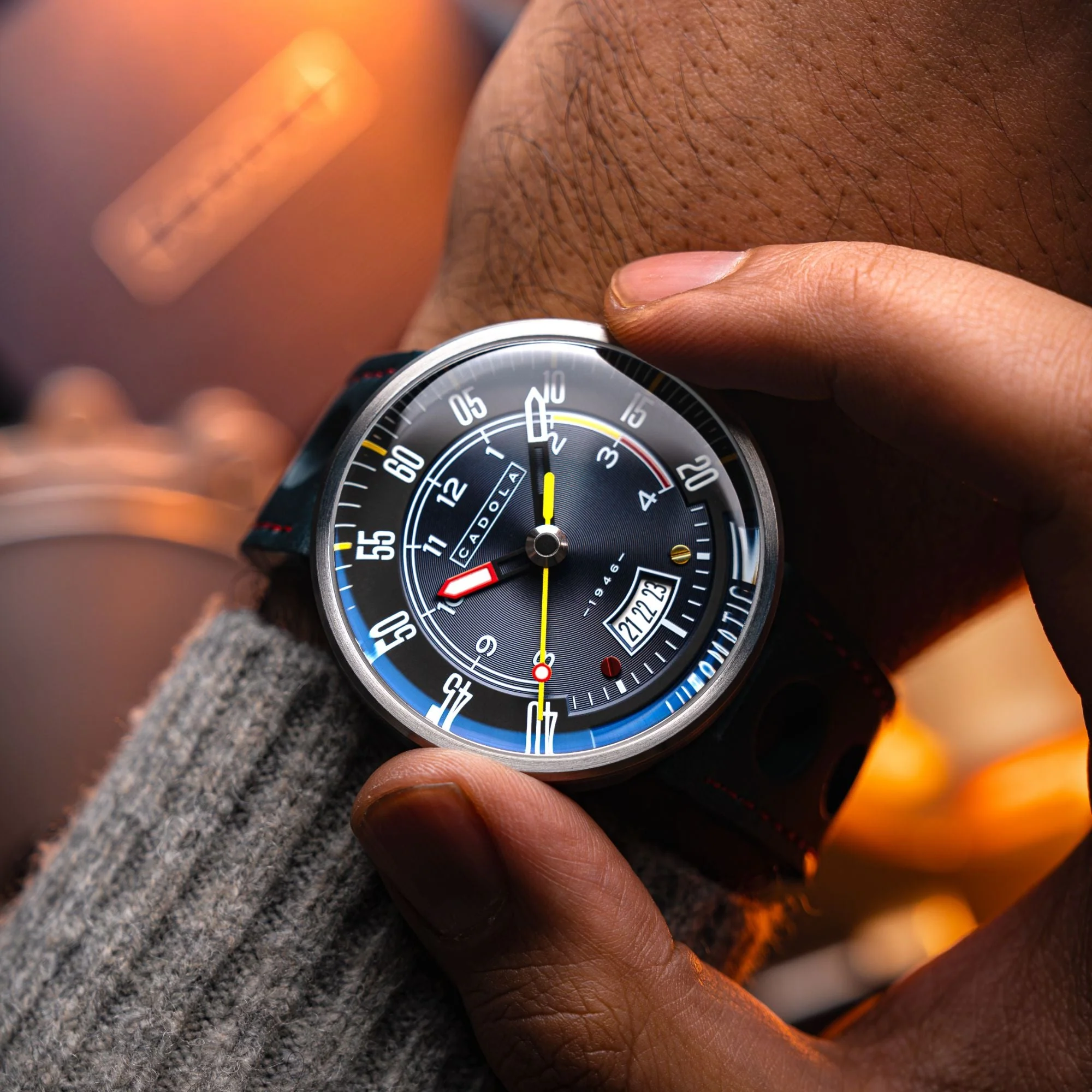 RPM Automatic Blue & Black / Leather | Blue Dial - Image 4