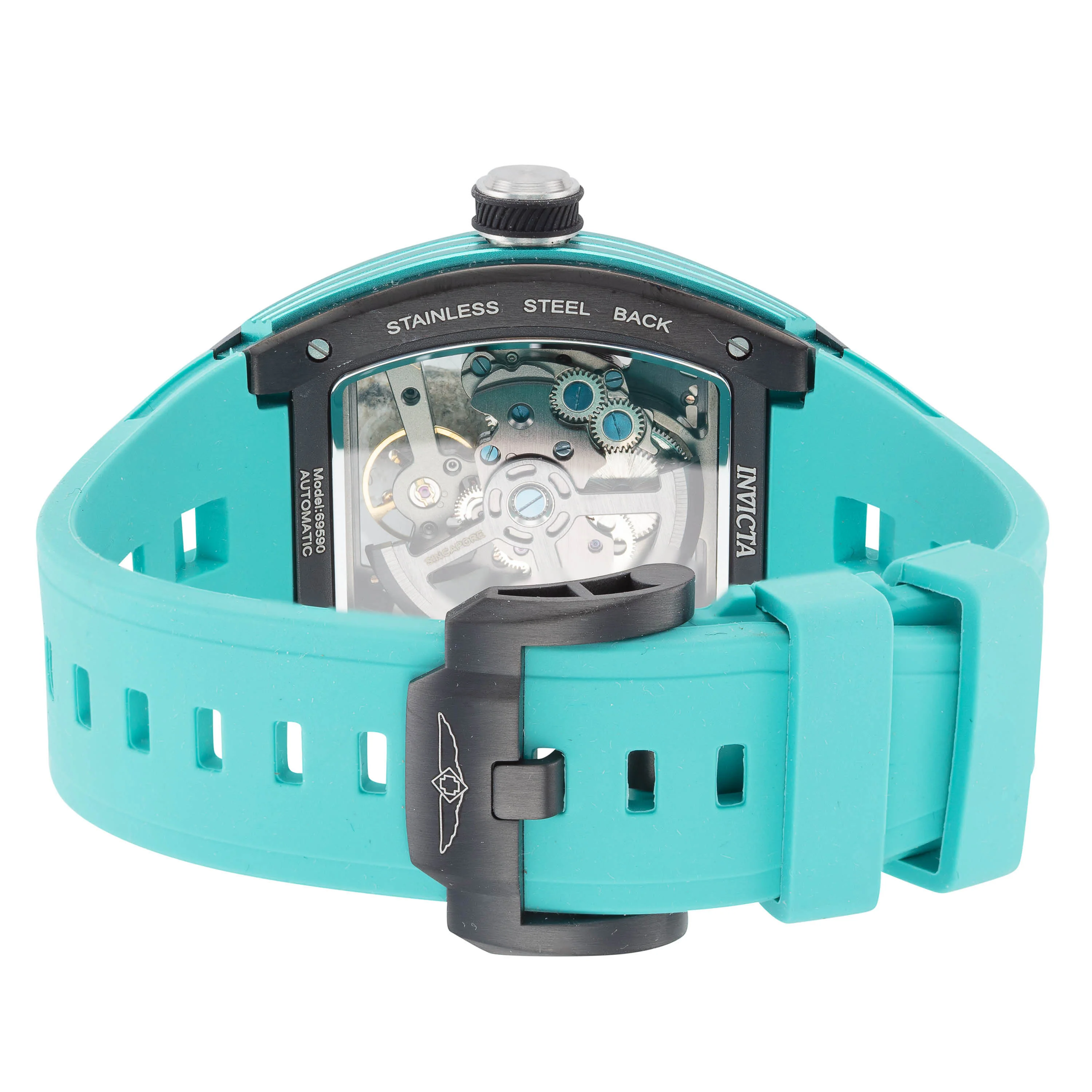 S1 Rally 42mm / Black / Light Blue | Black Dial - Image 3