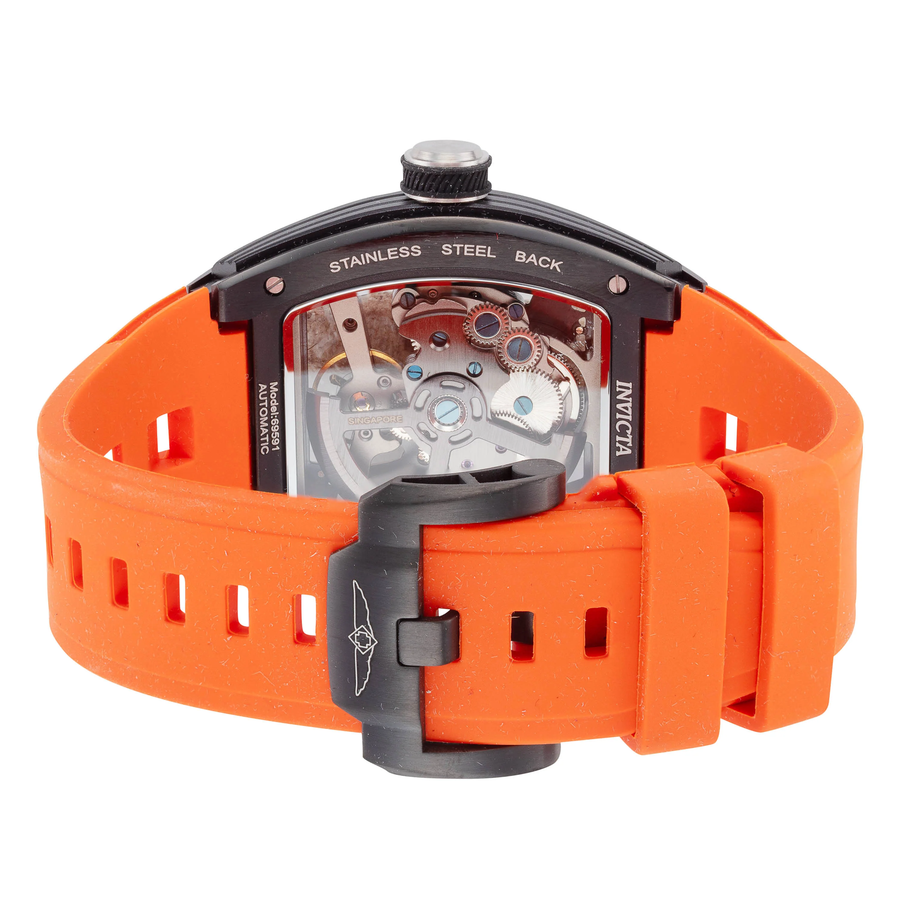 S1 Rally 42mm / Black / Orange | Black Dial - Image 3