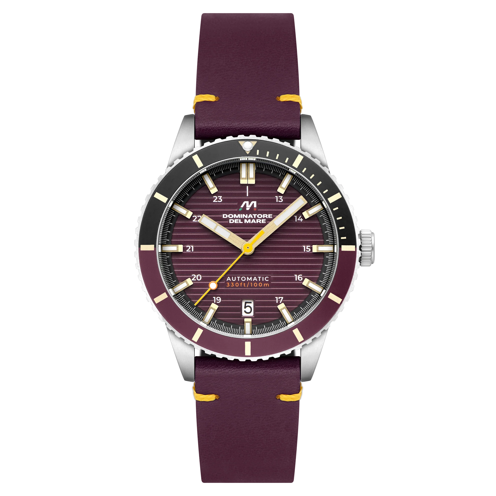 Scilla Automatic PURPLE / Leather | Purple Dial