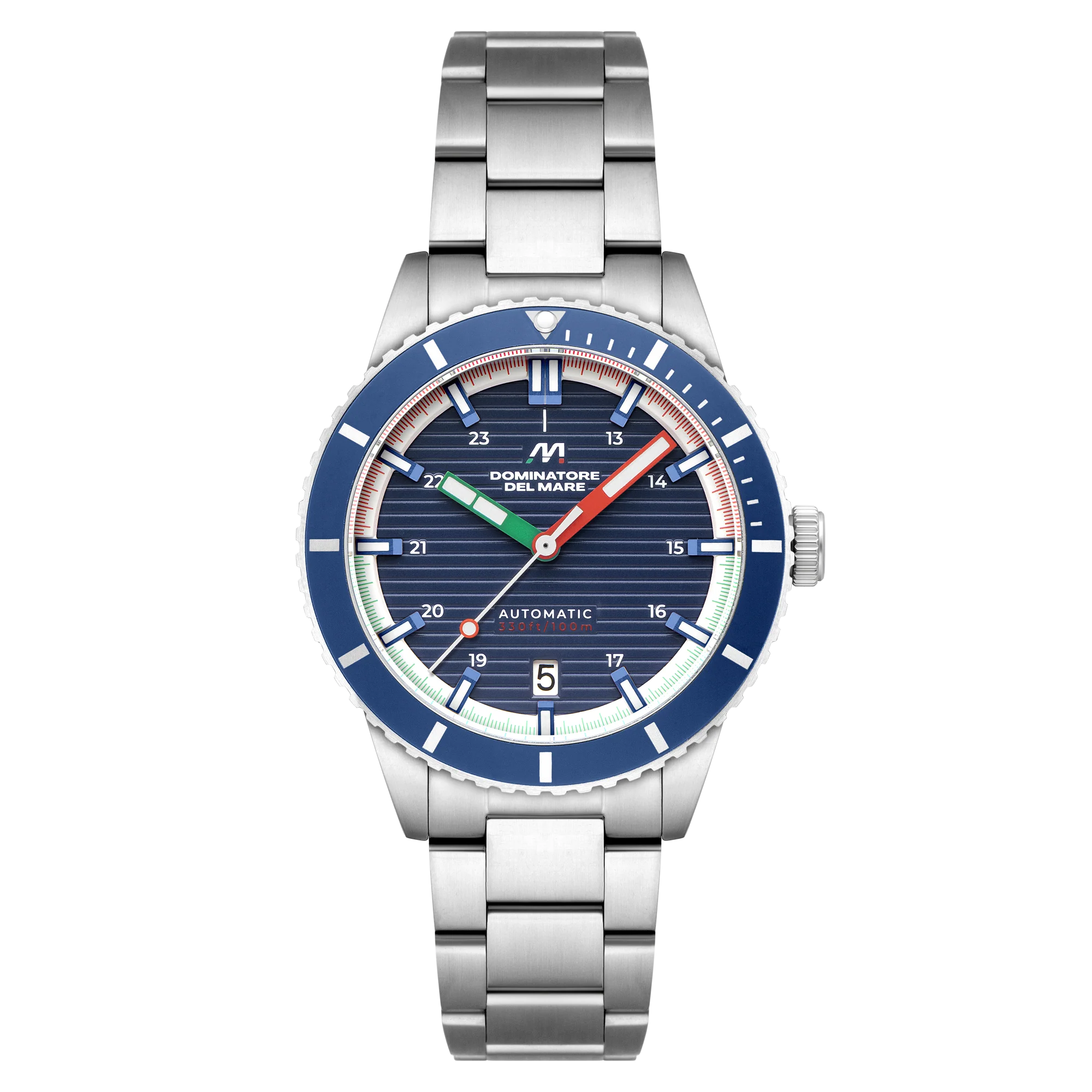 SCILLA AUTOMATIC BLUE / STAINLESS STEEL | Blue Dial