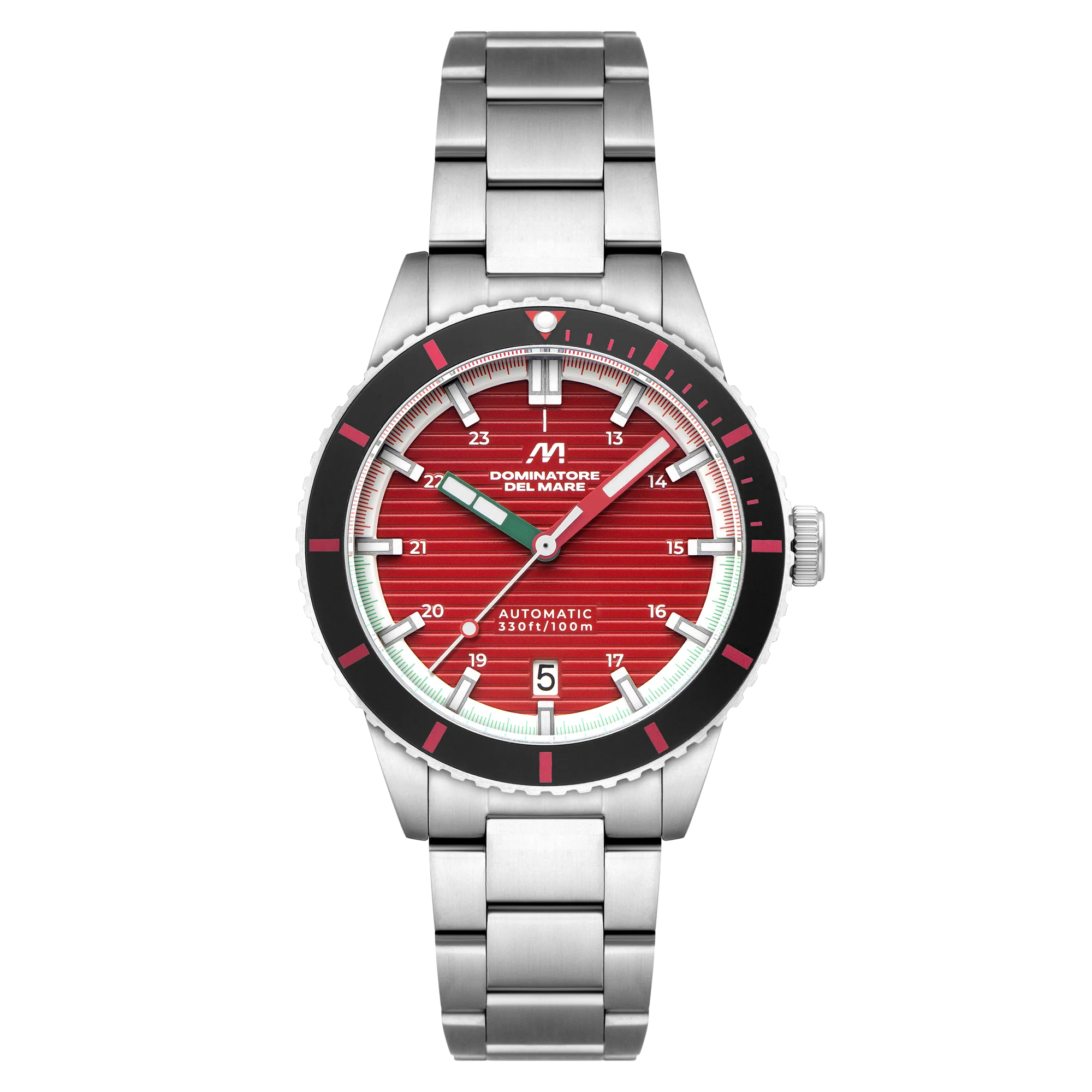 Scilla Automatic RED / STAINLESS STEEL | Red Dial