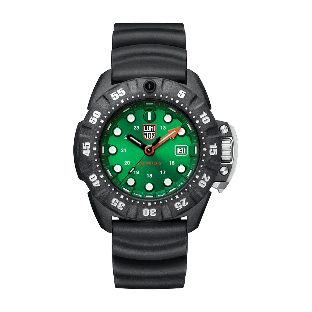 Scott Cassell Deep Dive 45mm / Green / Black | Green Dial - Image 2