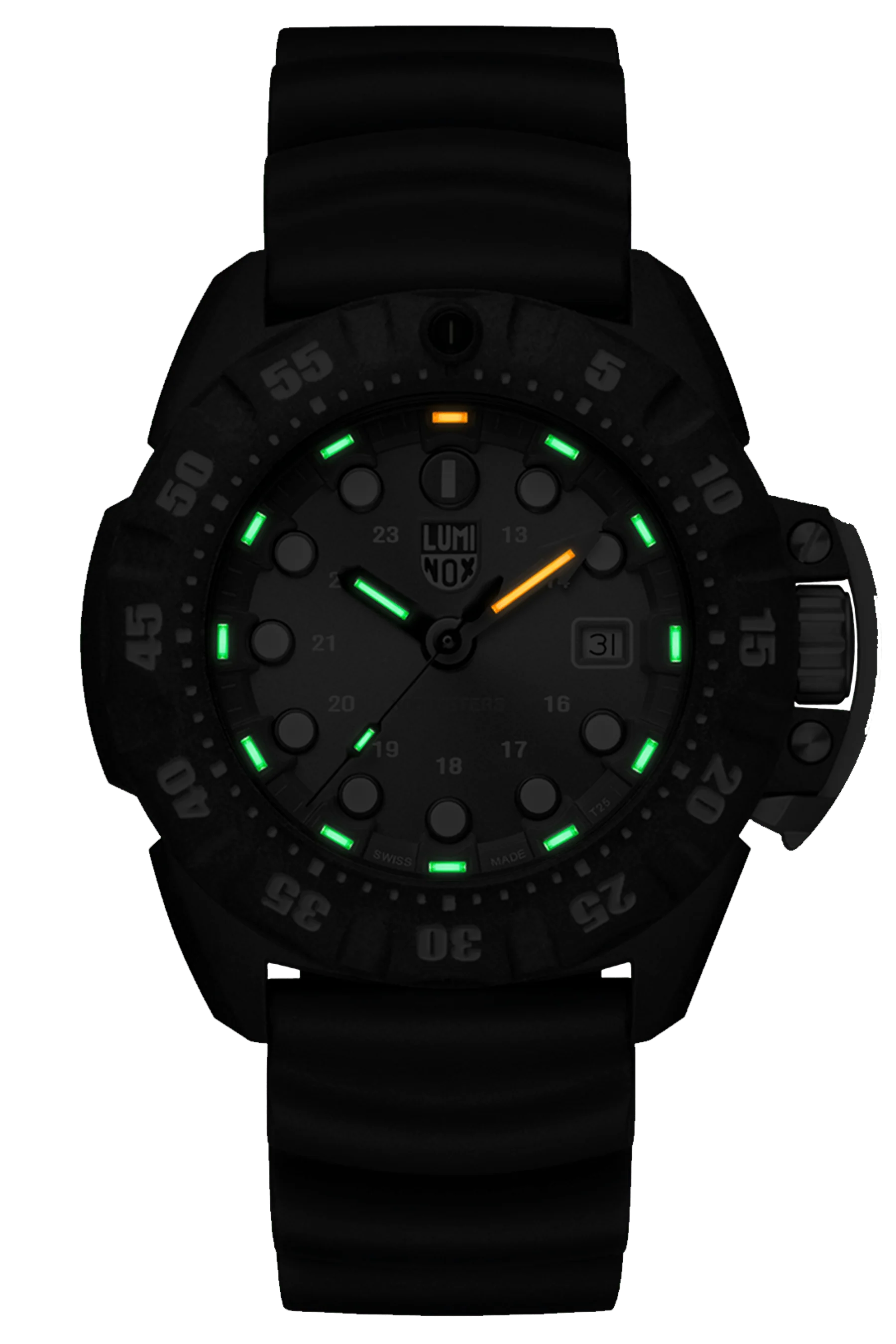 Scott Cassell Deep Dive 45mm / Green / Black | Green Dial - Image 3