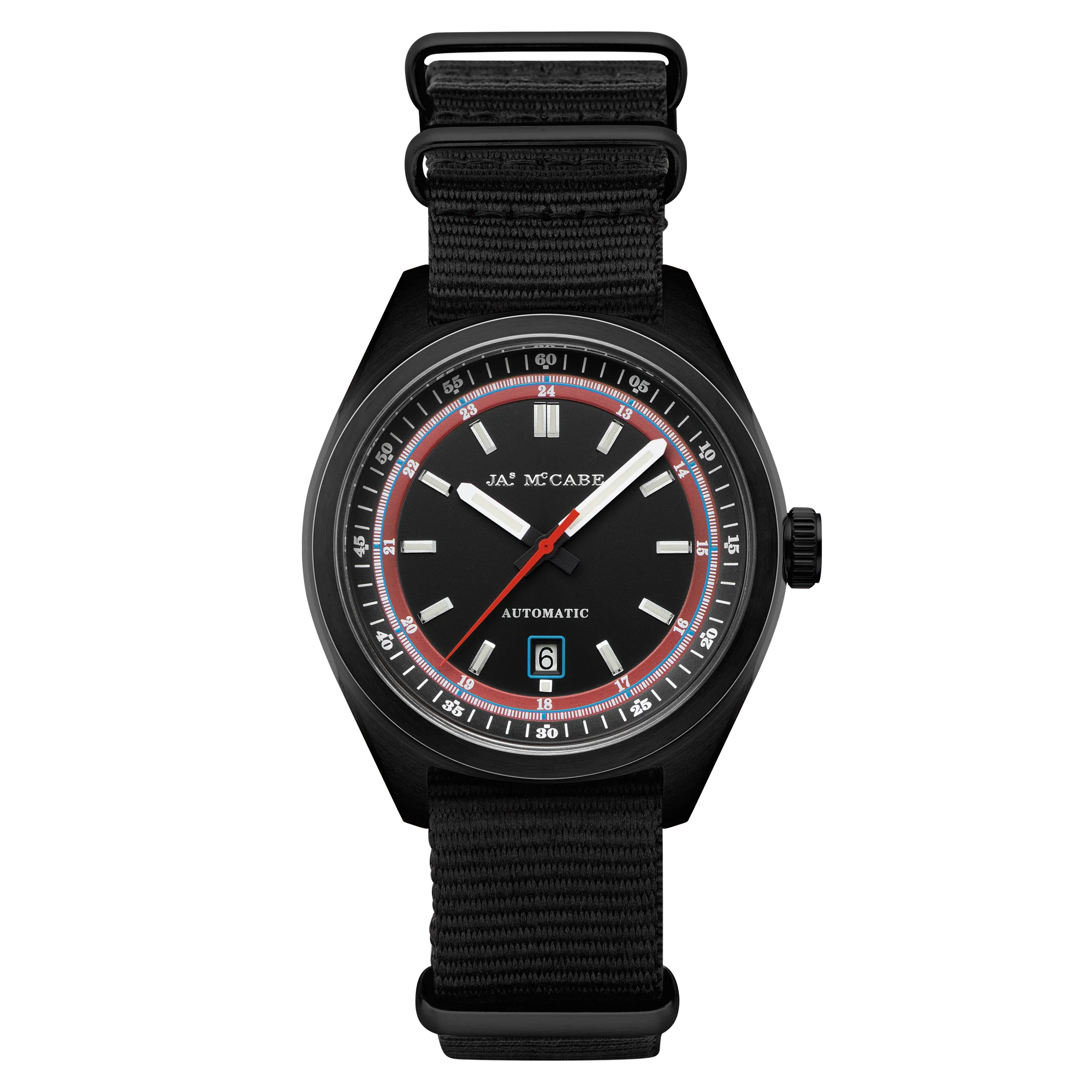 Scrambler Automatic Black / Black Nylon | Black Dial - Image 2