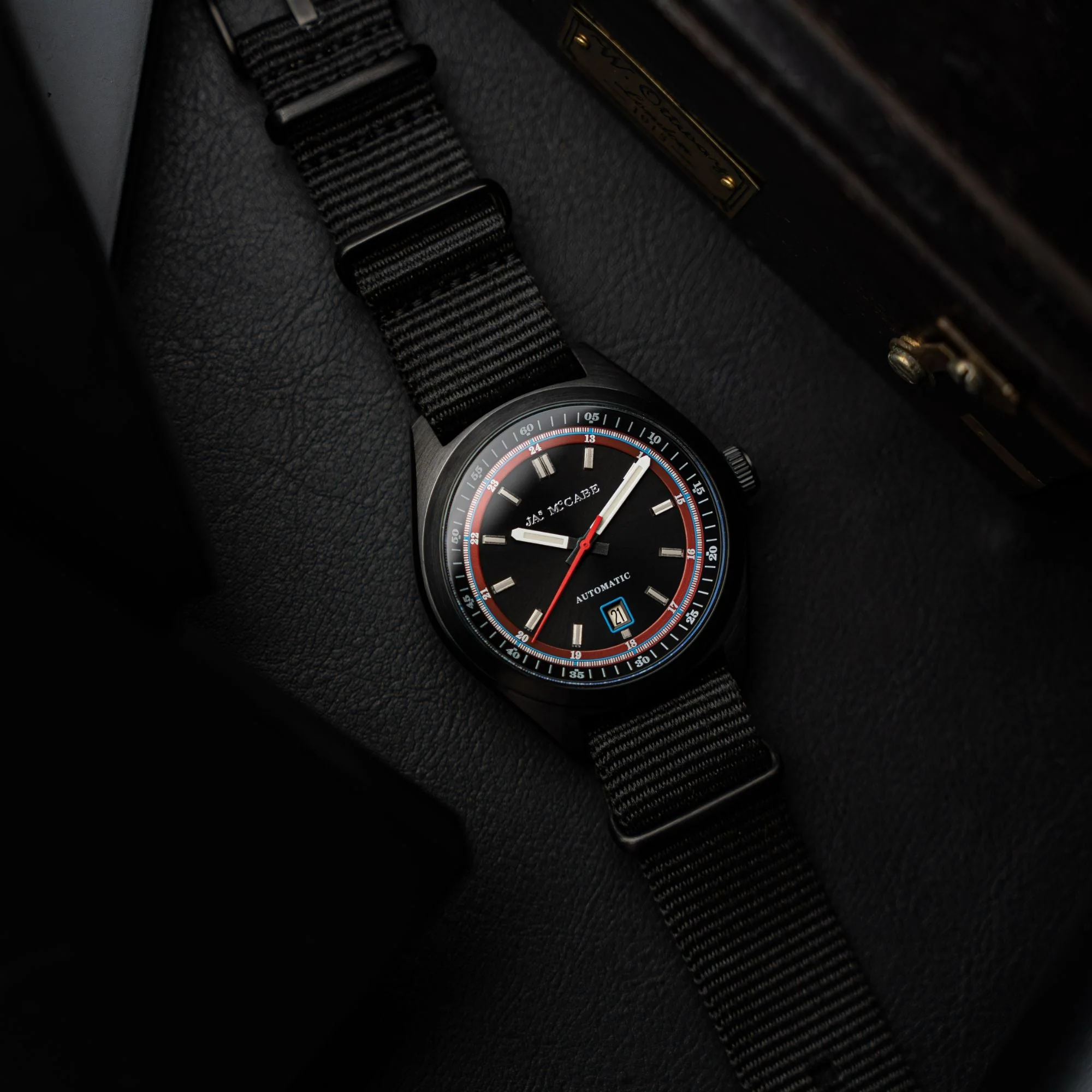 Scrambler Automatic Black / Black Nylon | Black Dial - Image 4