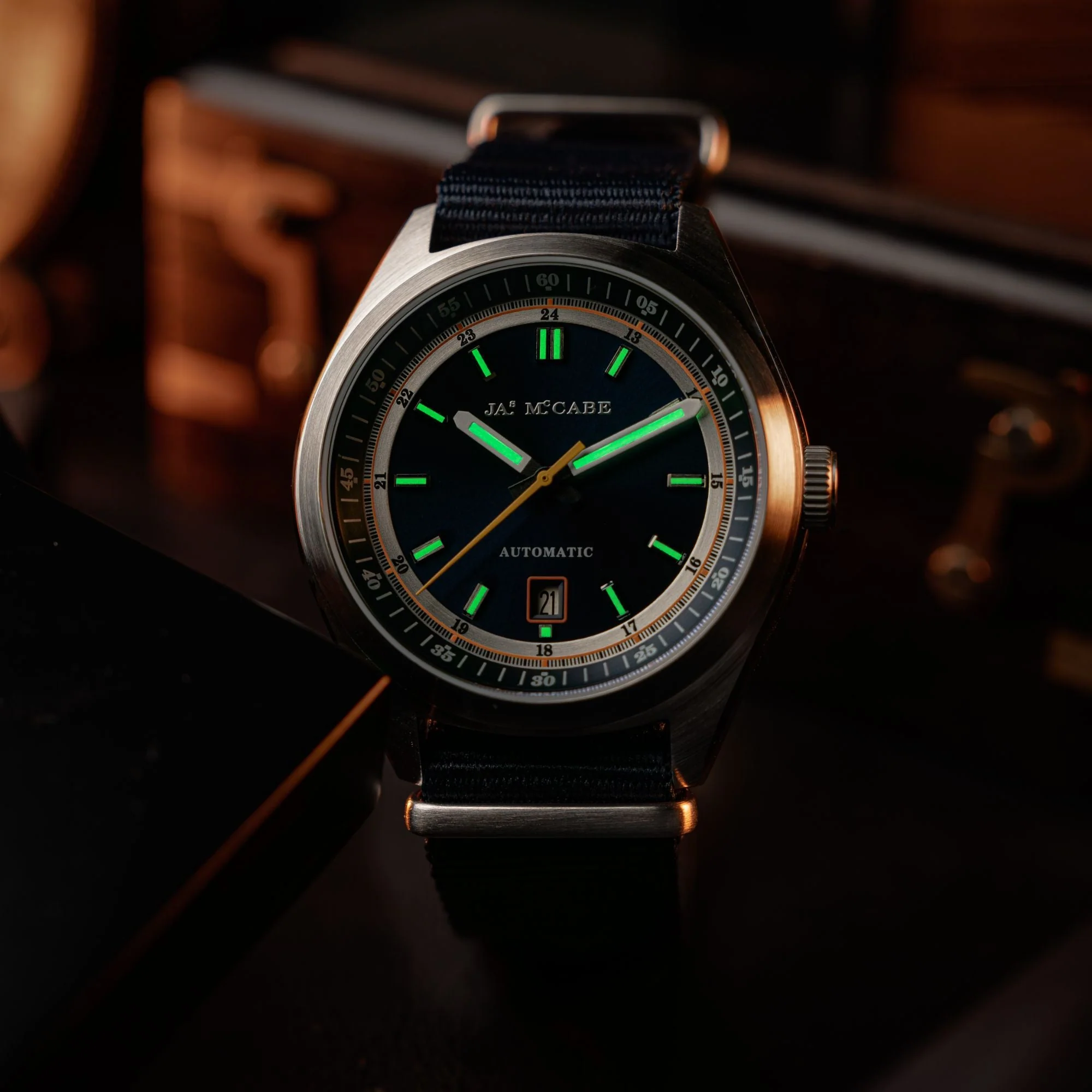 Scrambler Automatic Blue / Blue Nylon | Blue Dial - Image 3