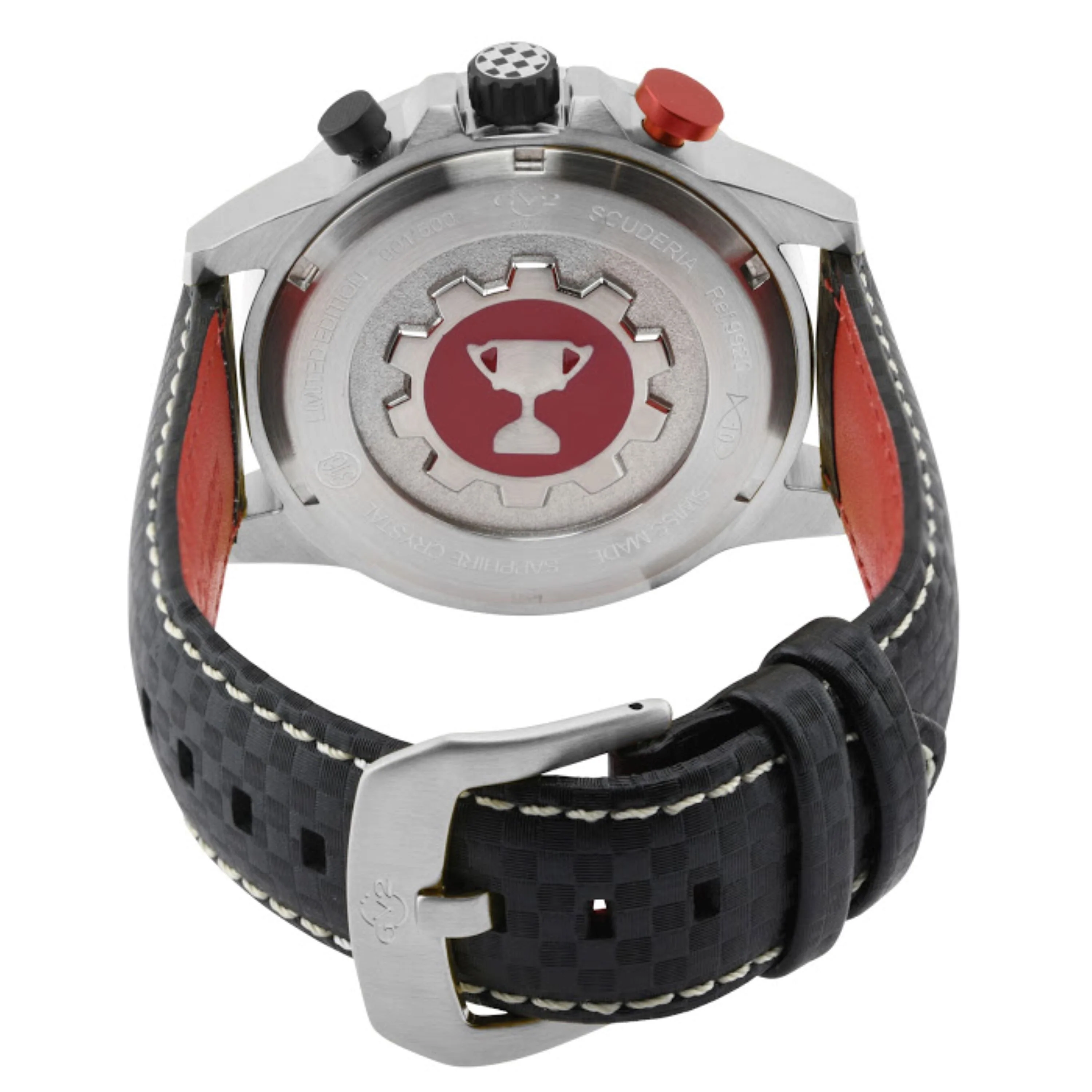 Scuderia GV2 by Gevril Carbon Fiber Dial Chronograph alarm Watch Swiss Made - Image 2