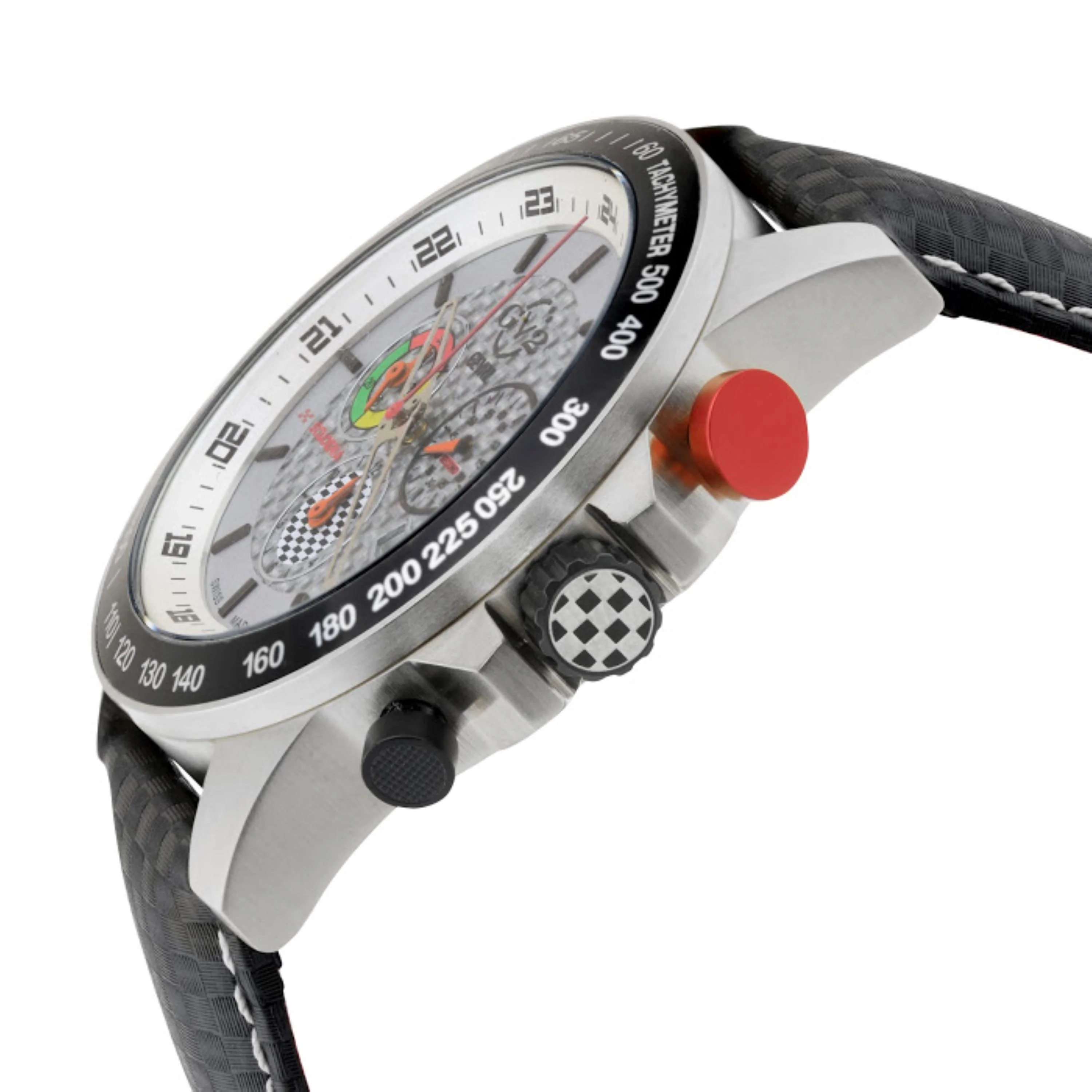 Scuderia GV2 by Gevril Carbon Fiber Dial Chronograph alarm Watch Swiss Made - Image 3