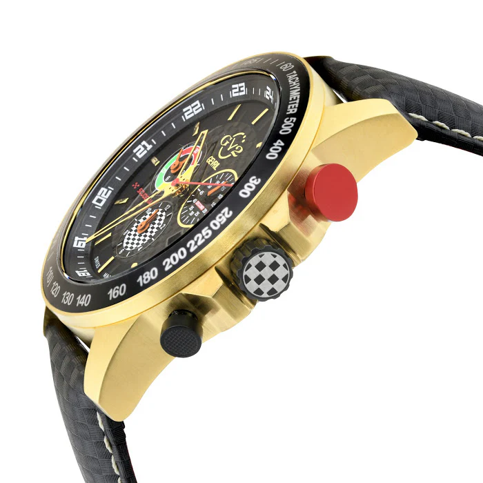 Scuderia Swiss Made Chronograph alarm, Black Black | Black Dial - Image 3