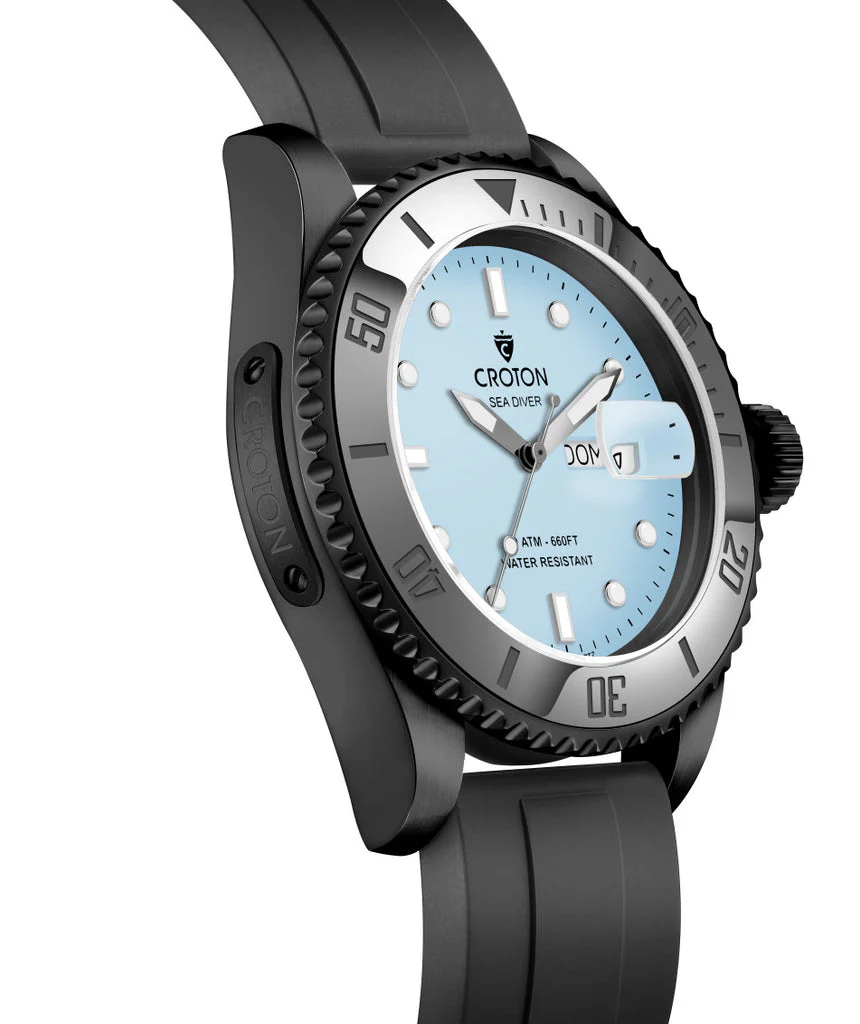 Sea Diver Black/Baby Blue/Black | Blue Dial - Image 2