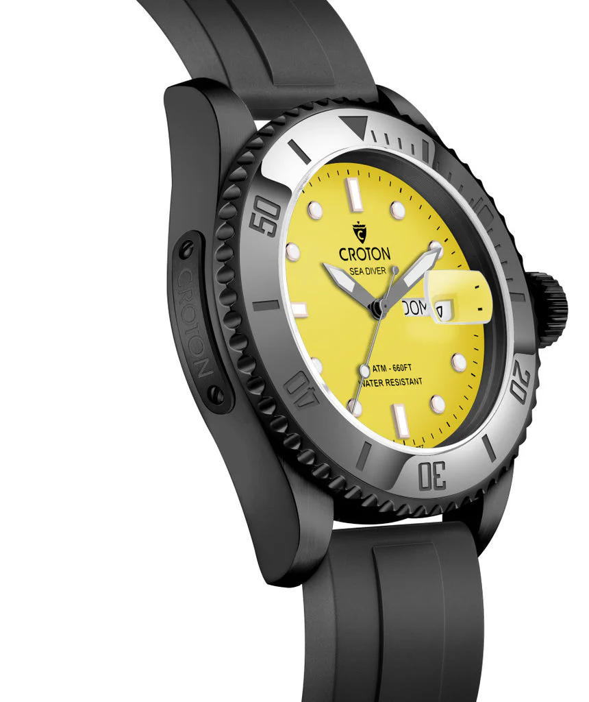 Sea Diver Black/Yellow/Black | Yellow Dial - Image 2