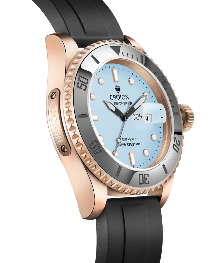 Sea Diver Rose/Baby Blue/Black | Blue Dial - Image 2