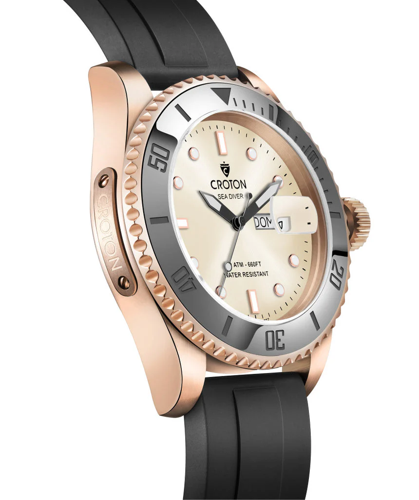 Sea Diver Rose/Champagne/Grey | Champagne Dial - Image 2