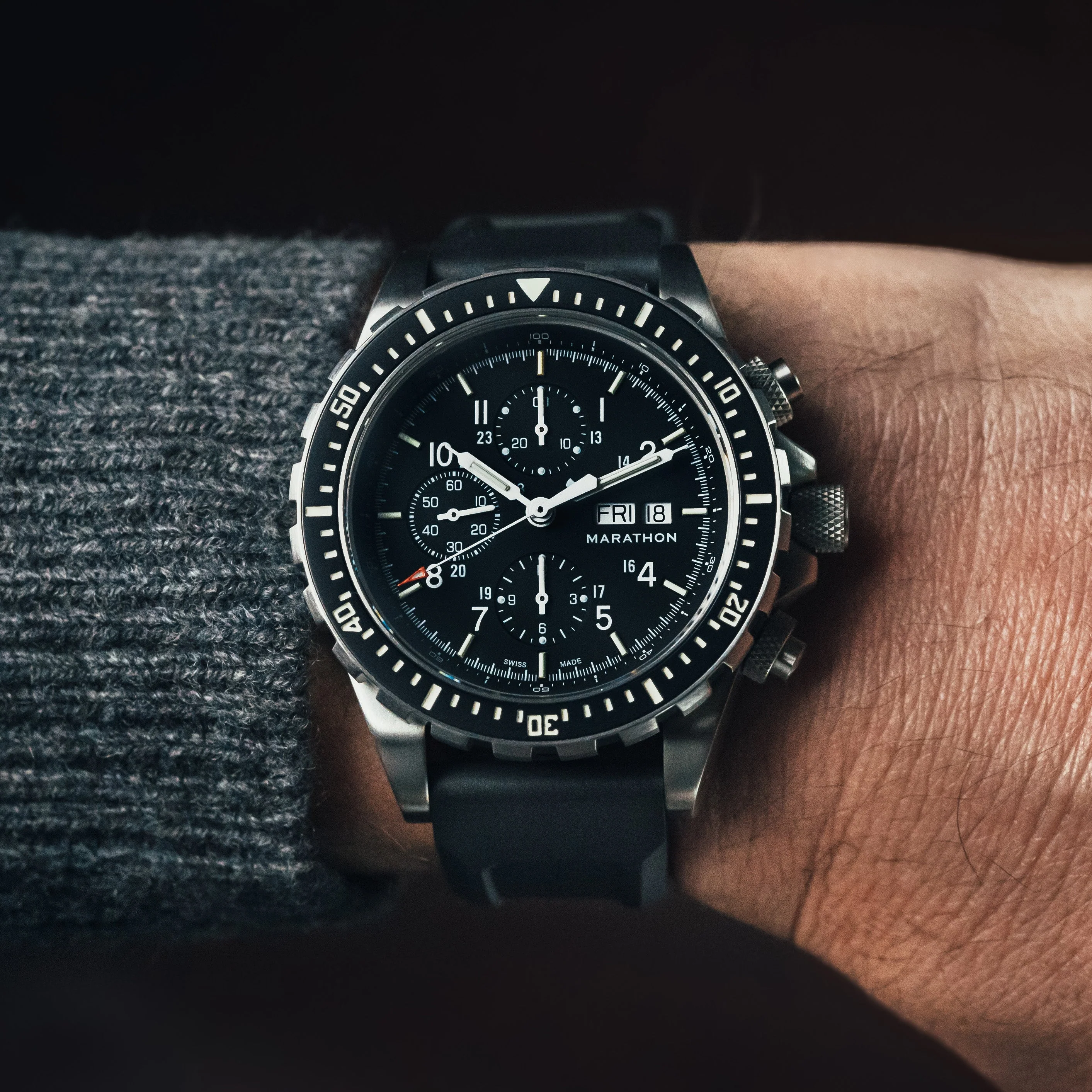 Dive SS/BKSS 3PC RUBBER (WW194014SS-0130) | Black Dial - Image 4