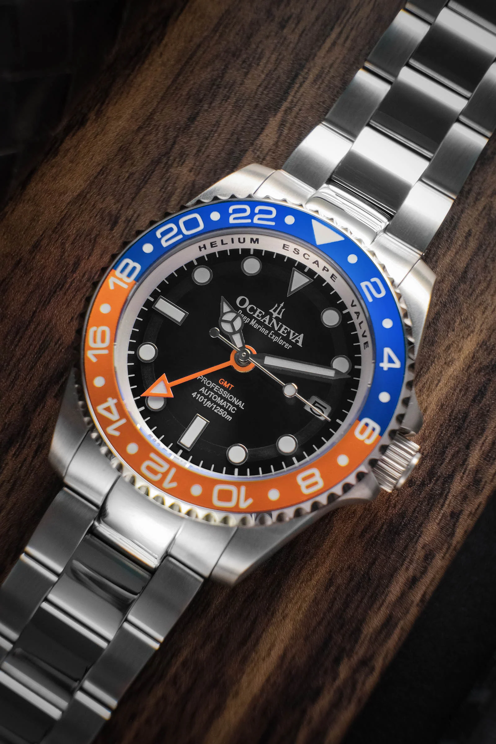 Deep Marine Explorer II Black/Orange Bezel| Black Dial - Image 5