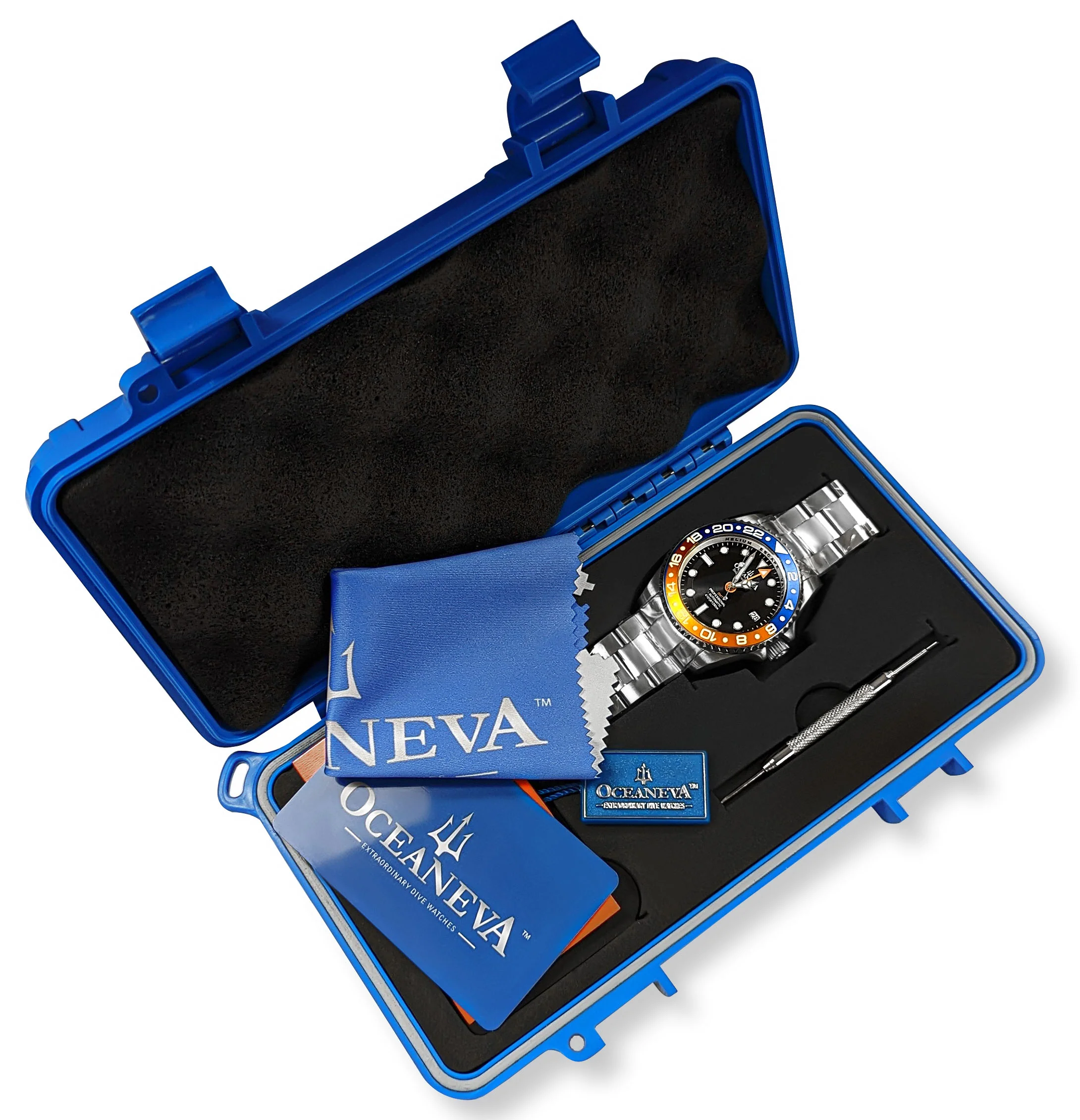 Deep Marine Explorer II Black/Orange Bezel| Black Dial - Image 6