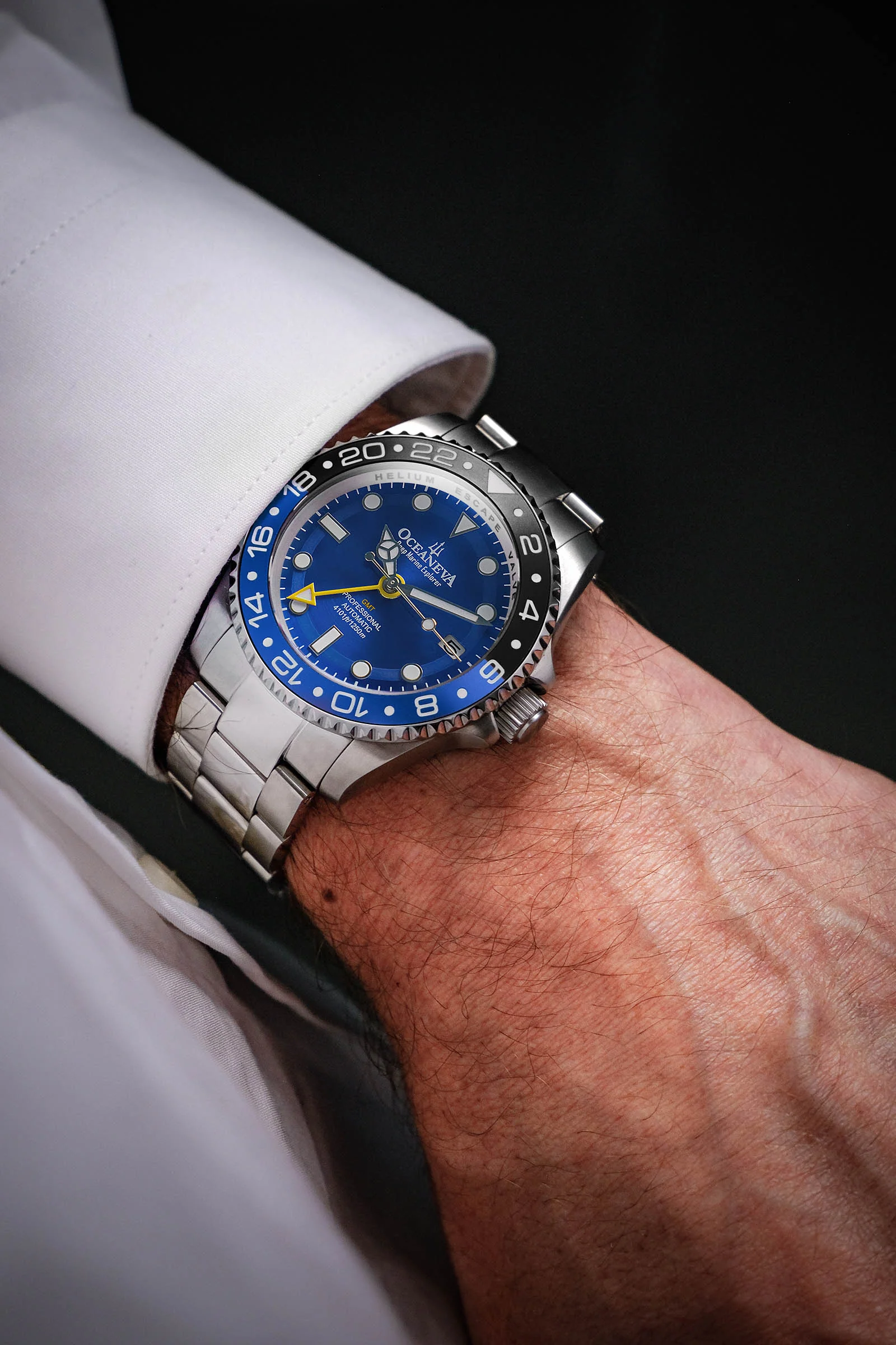 Deep Marine Explorer II GMT – Blue Dial - Image 7