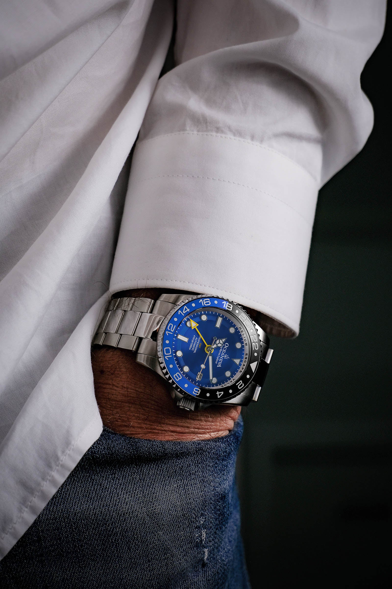 Deep Marine Explorer II GMT – Blue Dial - Image 8