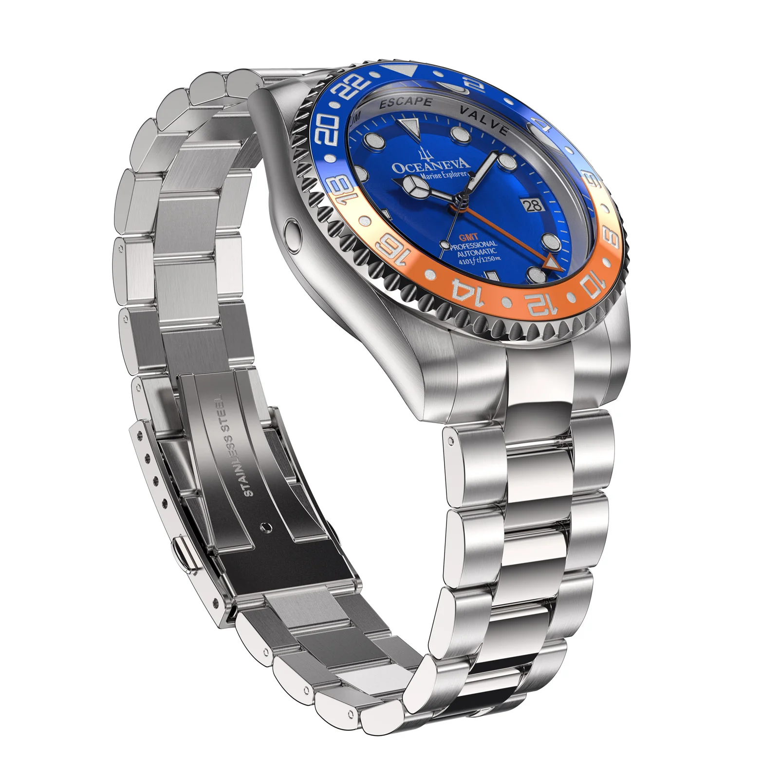 Deep Marine Explorer II Blue/Oranze Bezel | Blue Dial - Image 2