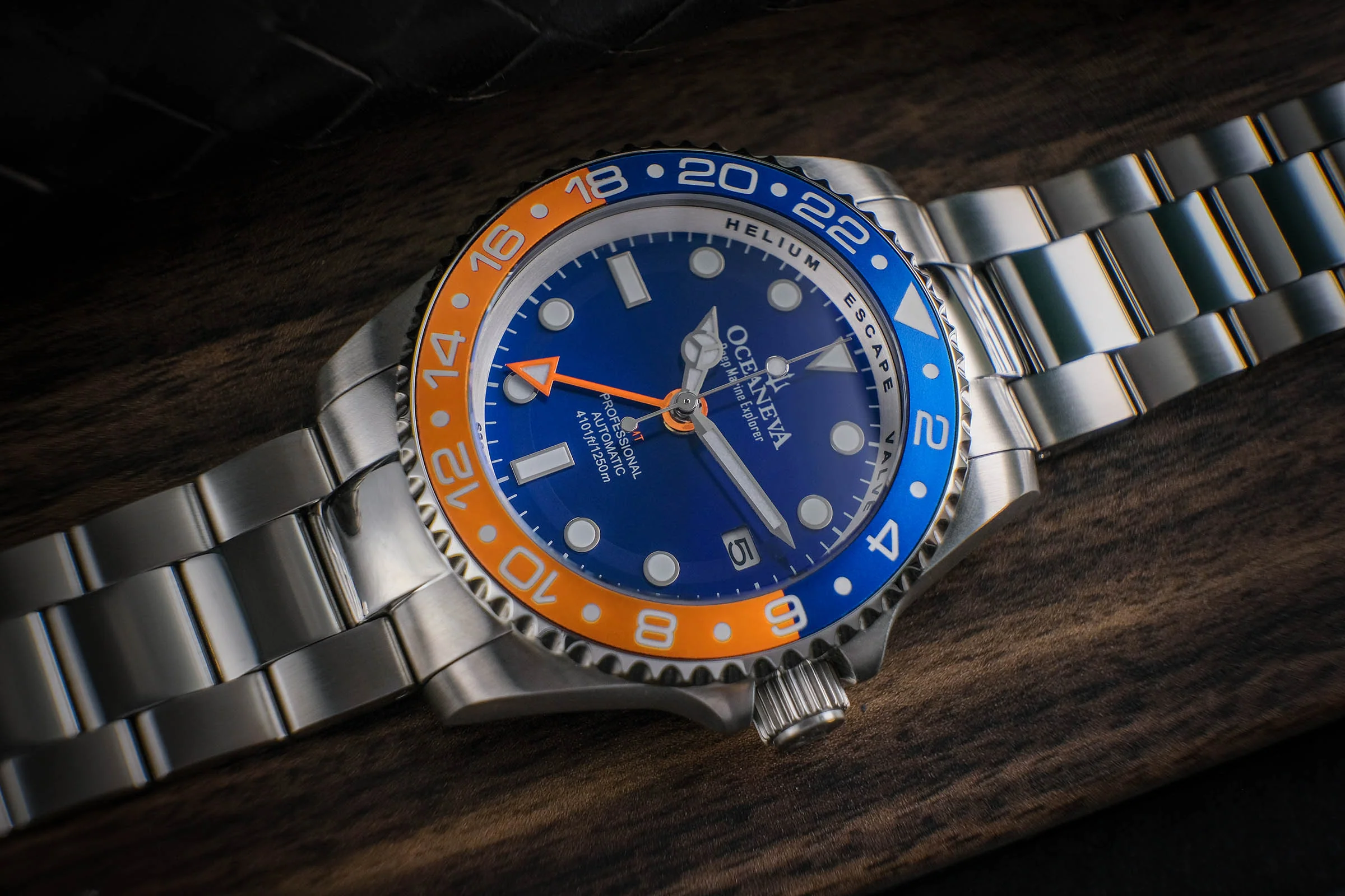 Deep Marine Explorer II Blue/Oranze Bezel | Blue Dial - Image 4