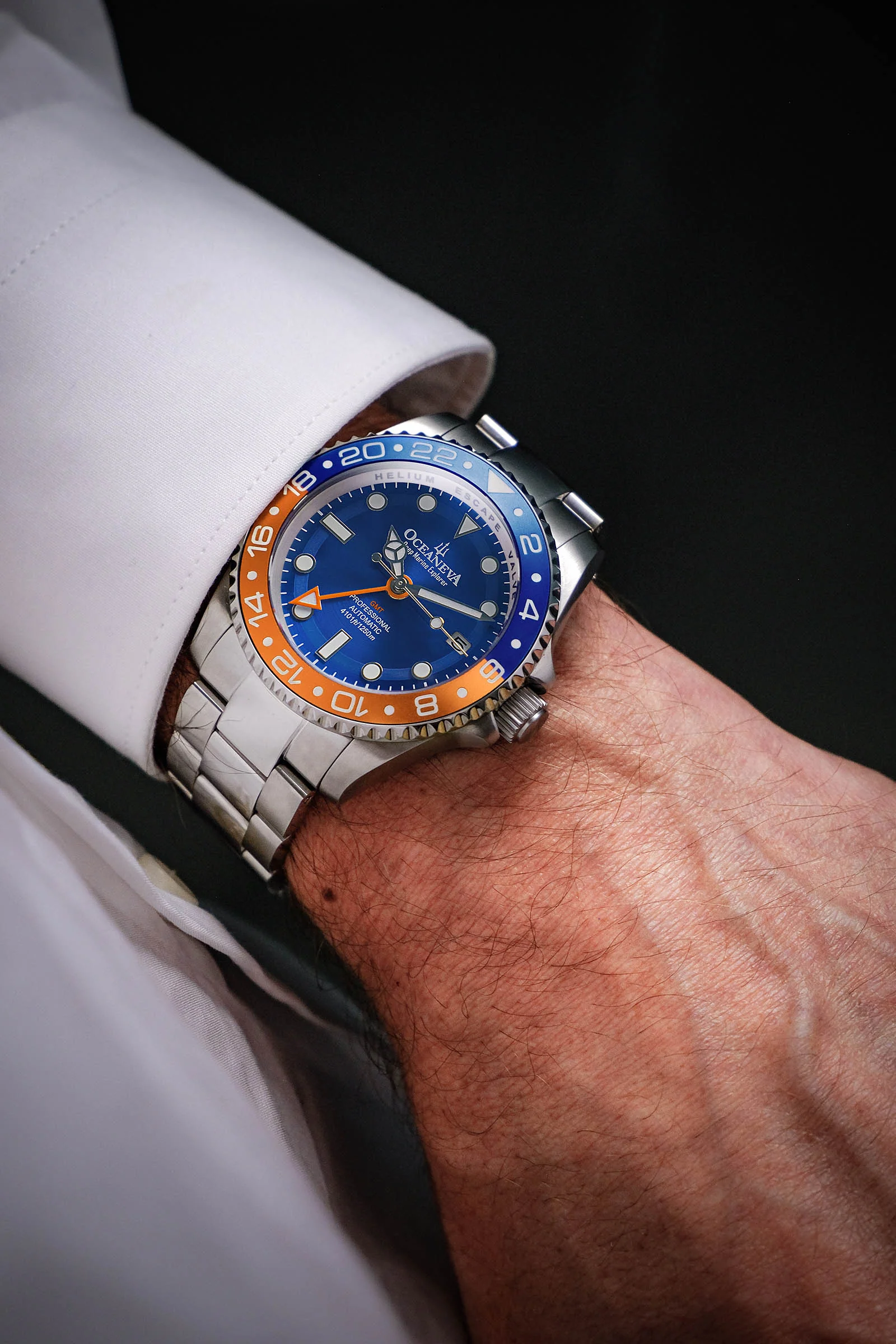 Deep Marine Explorer II Blue/Oranze Bezel | Blue Dial - Image 5