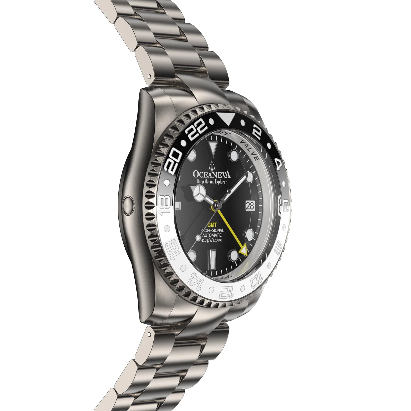 Deep Marine Explorer II Black/White Bezel | Black Dial - Image 3