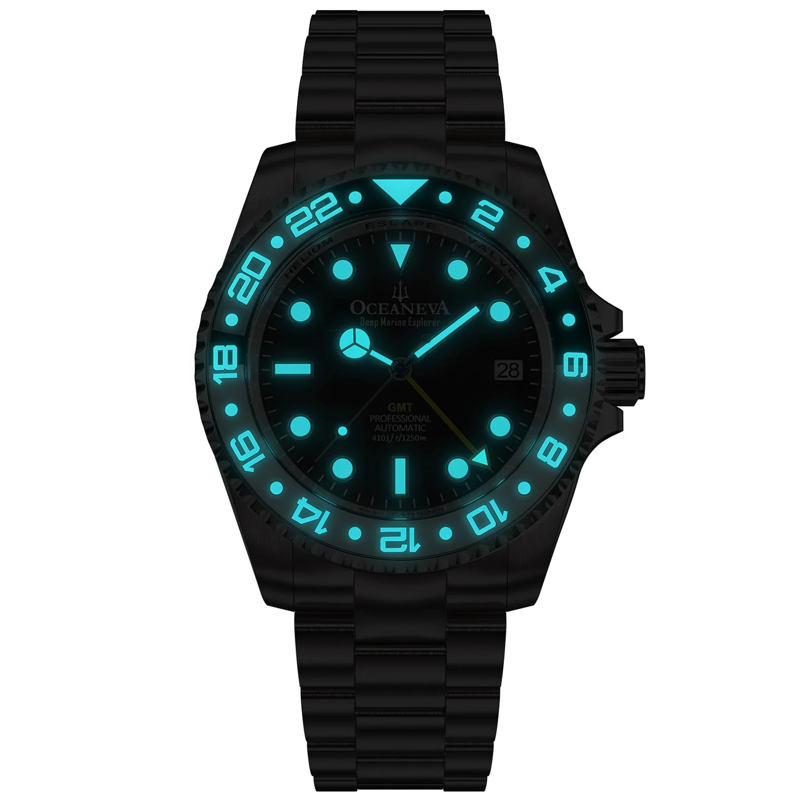 Deep Marine Explorer II Black/White Bezel | Black Dial - Image 4