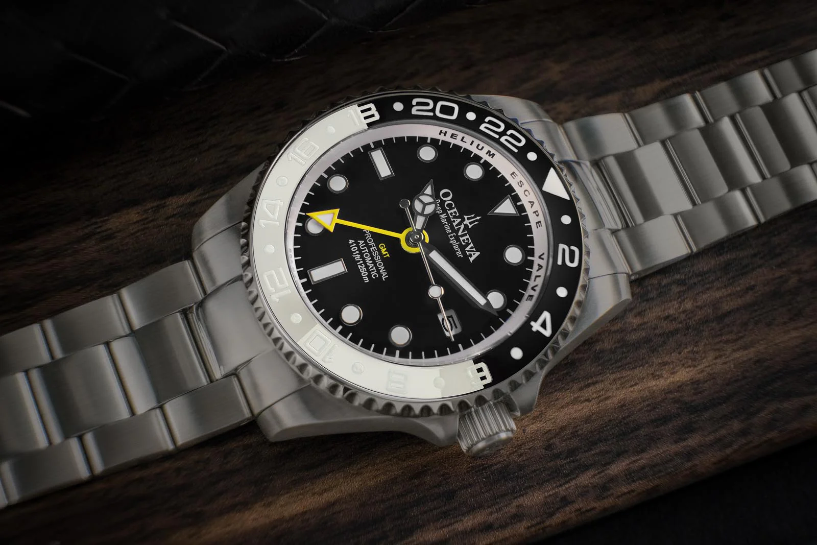 Deep Marine Explorer II Black/White Bezel | Black Dial - Image 7