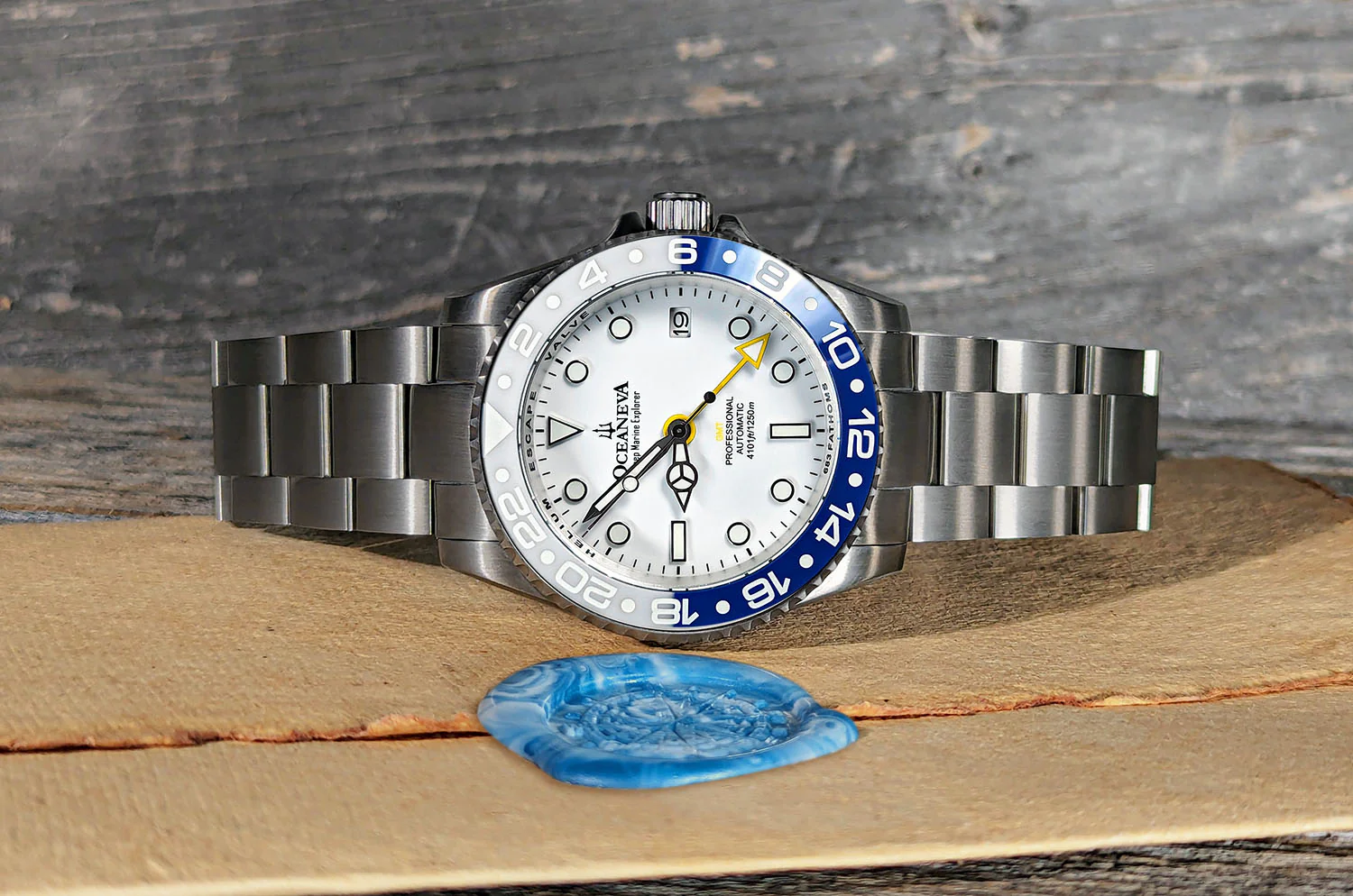 Deep Marine Explorer II White/Blue Bezel | White Dial - Image 3